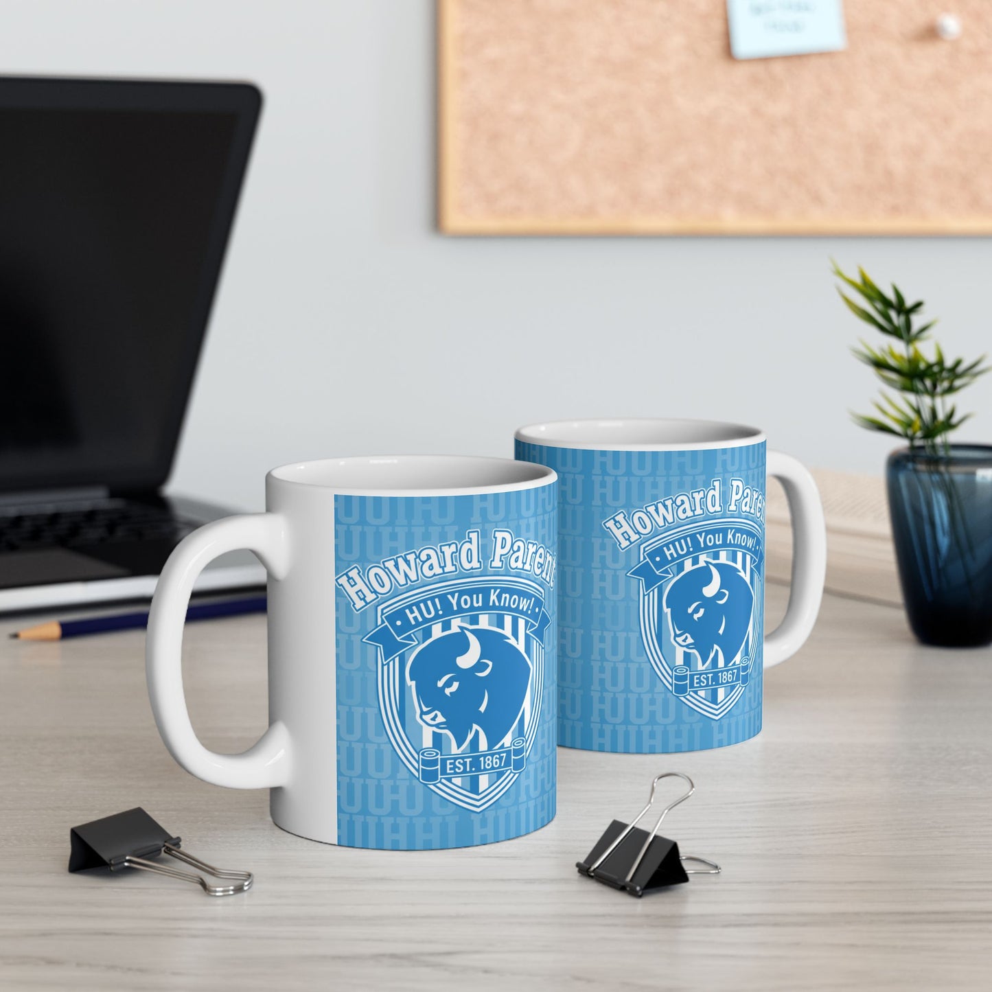 HU Parent Mug Collection  Proud, Connected, Bison Strong /Ceramic Mug, (11oz, 15oz) 4