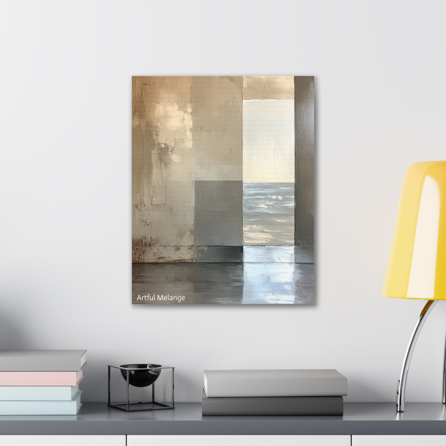 Acrylic Abstract Canvas Print - Richly Textured Artistry