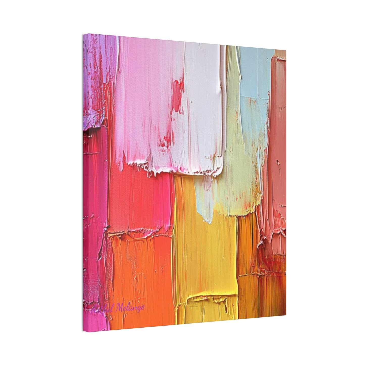 Acrylic Abstract Canvas Print - Richly Textured Artistry