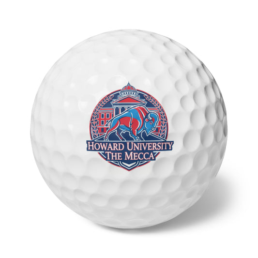 Howard University “The Yard Legacy” Golf Ball Set, 6 pcs 1