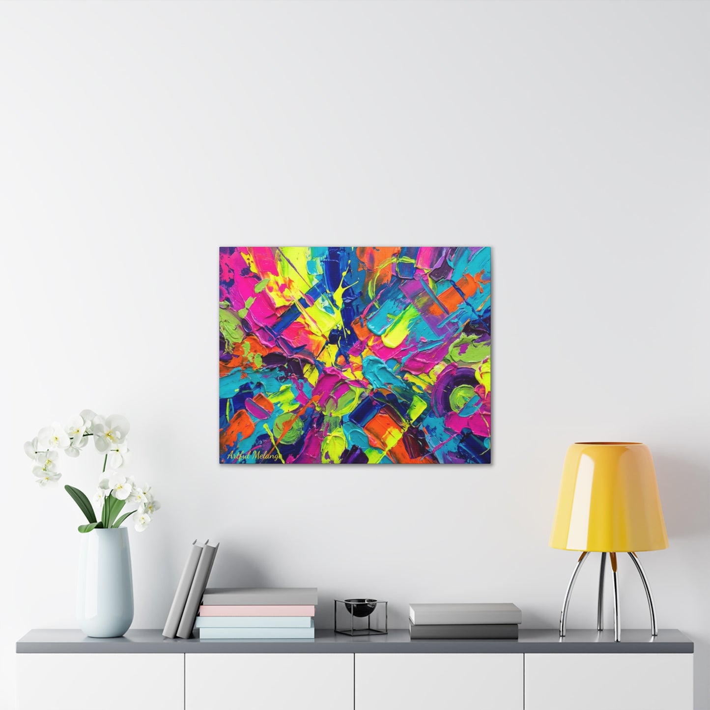 Acrylic Abstract Canvas Print - Richly Textured Artistry
