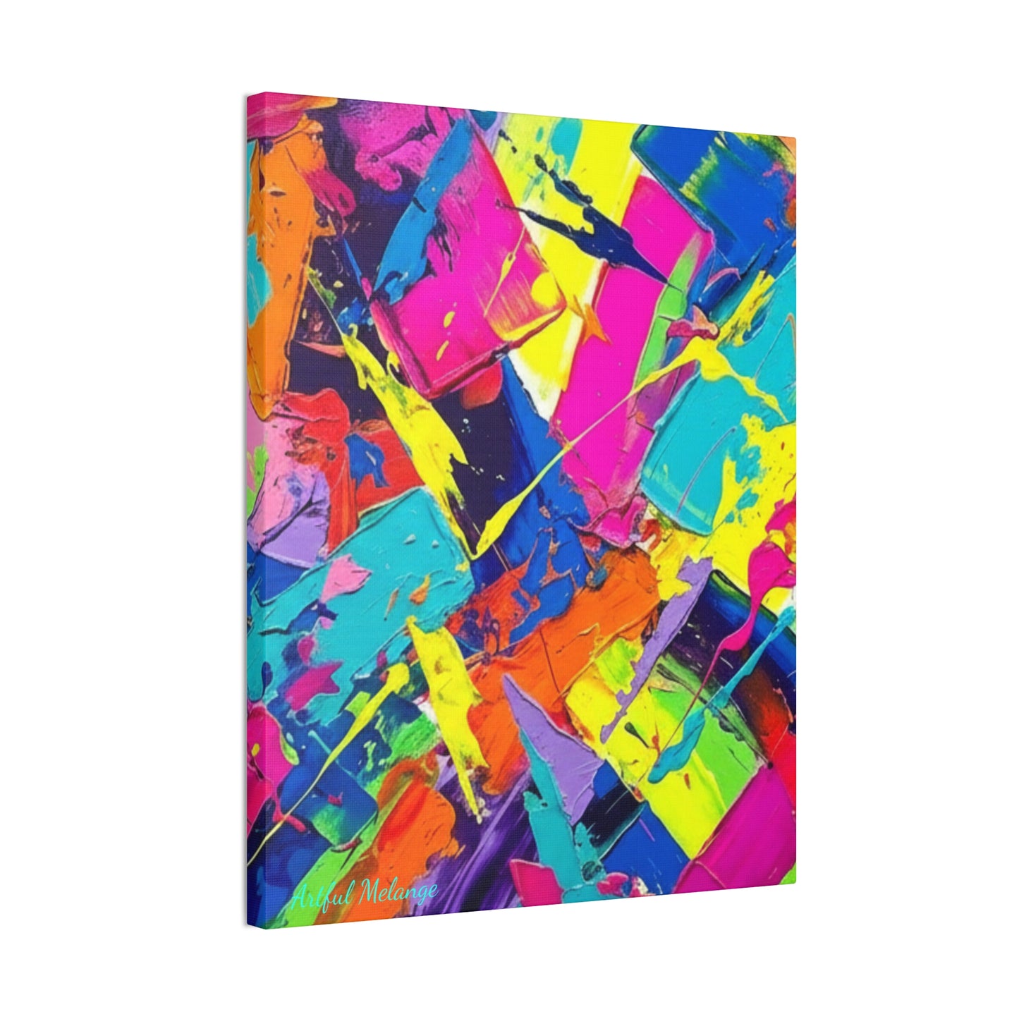 Acrylic Abstract Canvas Print - Richly Textured Artistry
