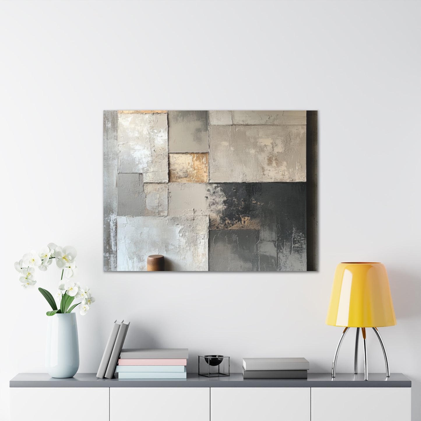 Acrylic Abstract Canvas Print - Richly Textured Artistry