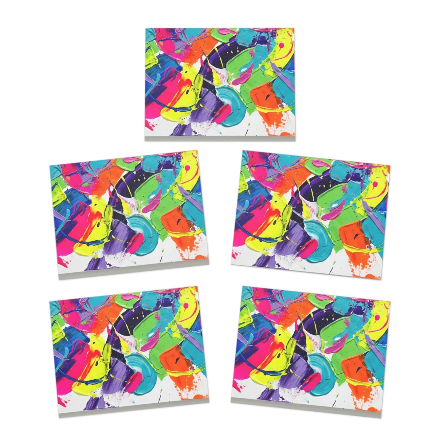 Elegance in Ink:  Abstract Art Note Card Set(5-Pack)