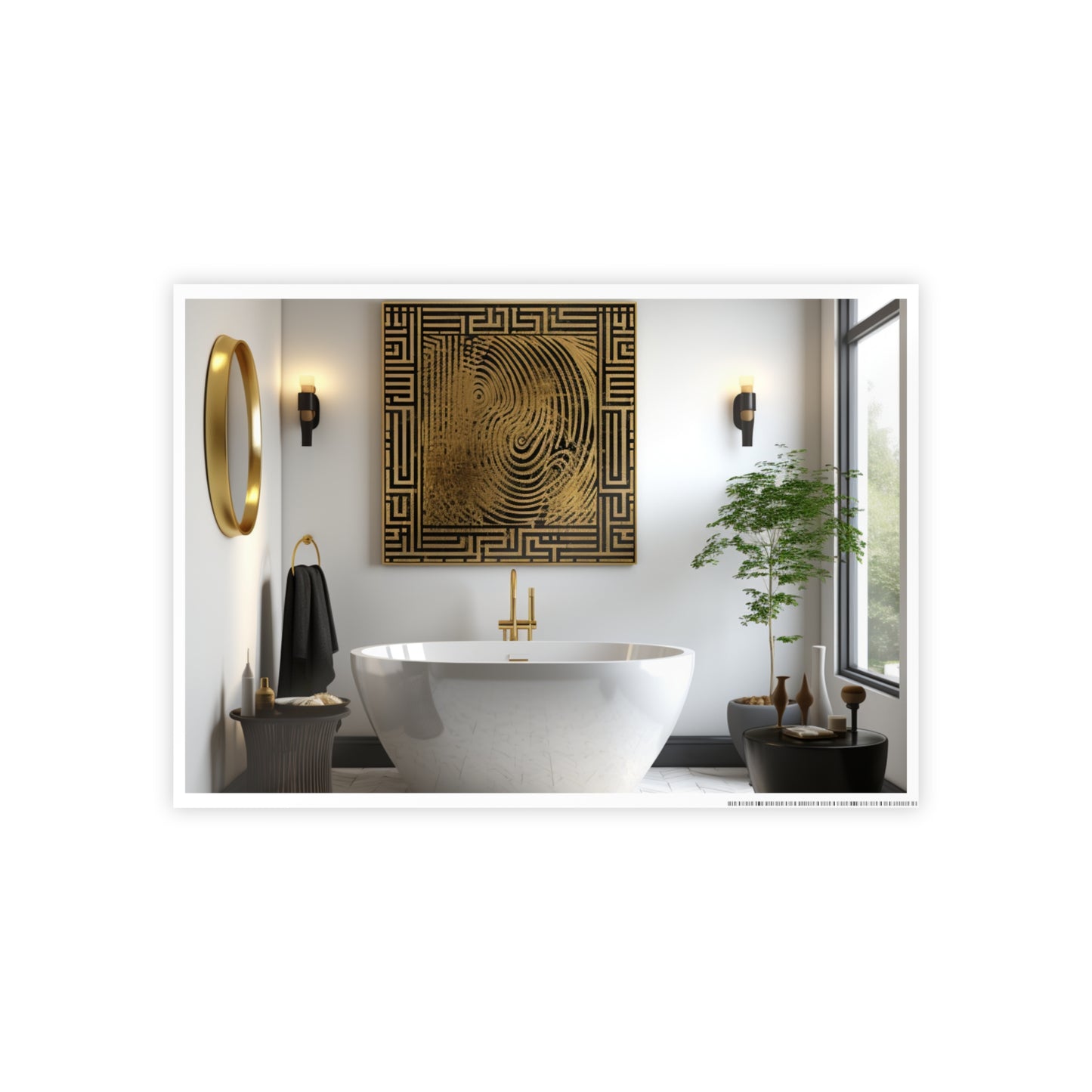 Cultural Elegance Bathscapes Poster Art