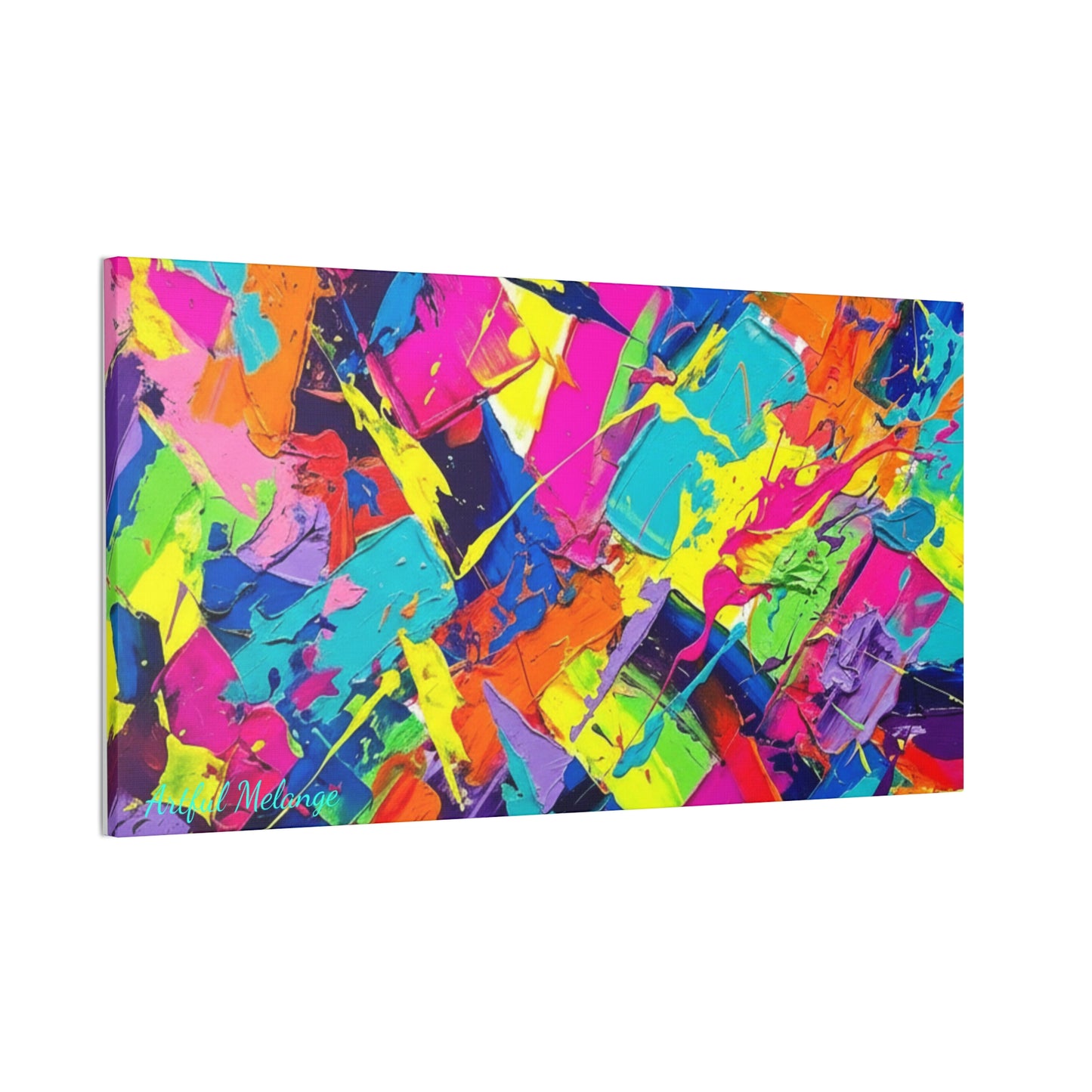 Acrylic Abstract Canvas Print - Richly Textured Artistry