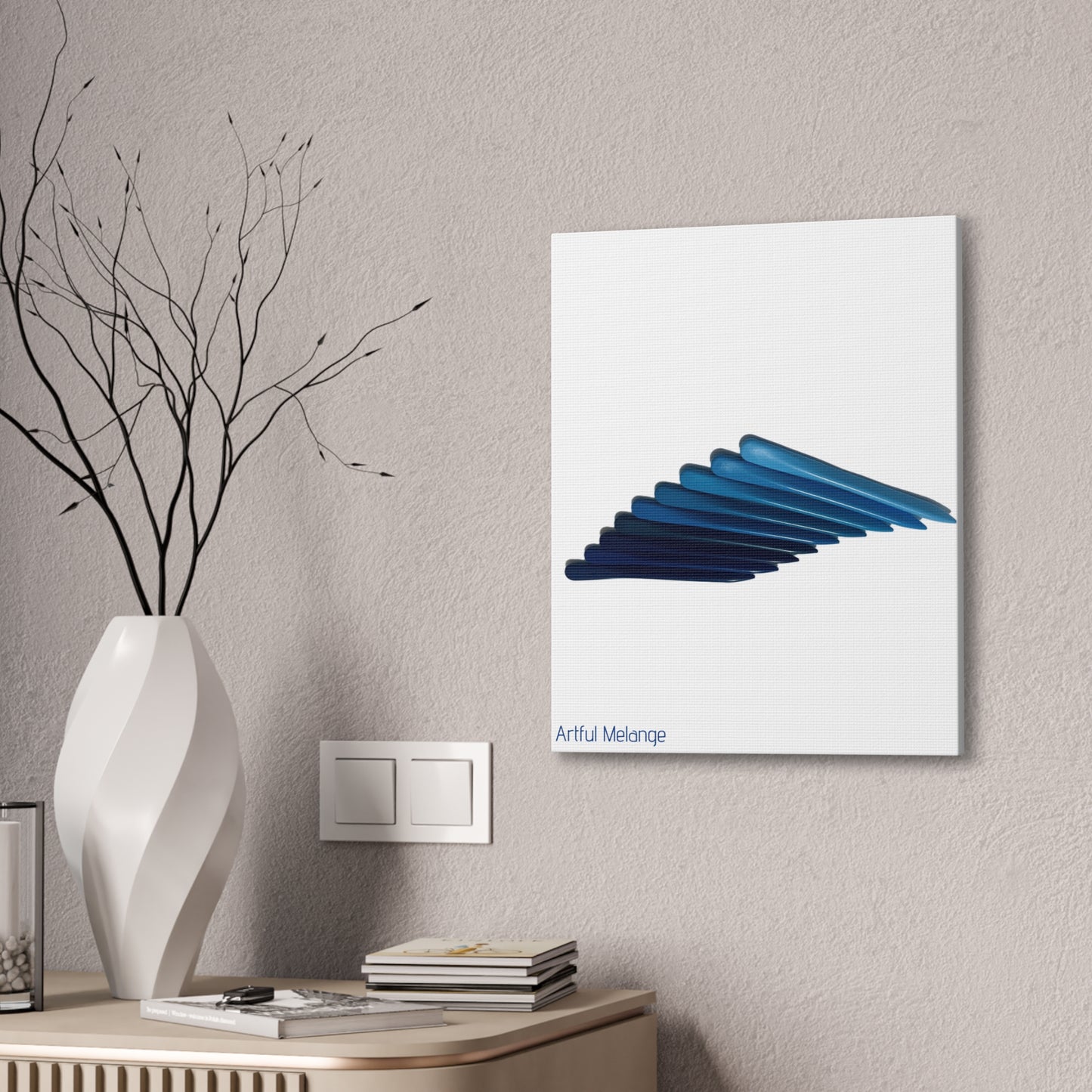 Spectrum Stacks: A Colorful Daydream in Posters and Canvas Prints/Vote Blue wave