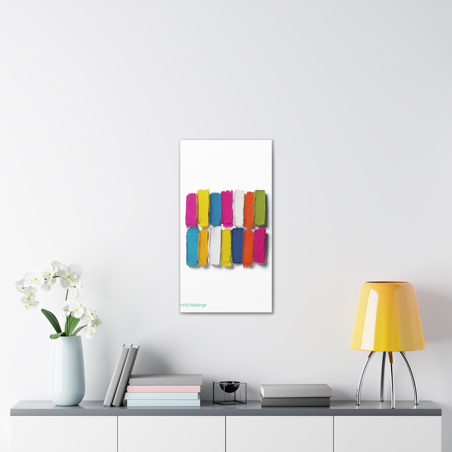 Acrylic Abstract Canvas Print - Richly Textured Artistry