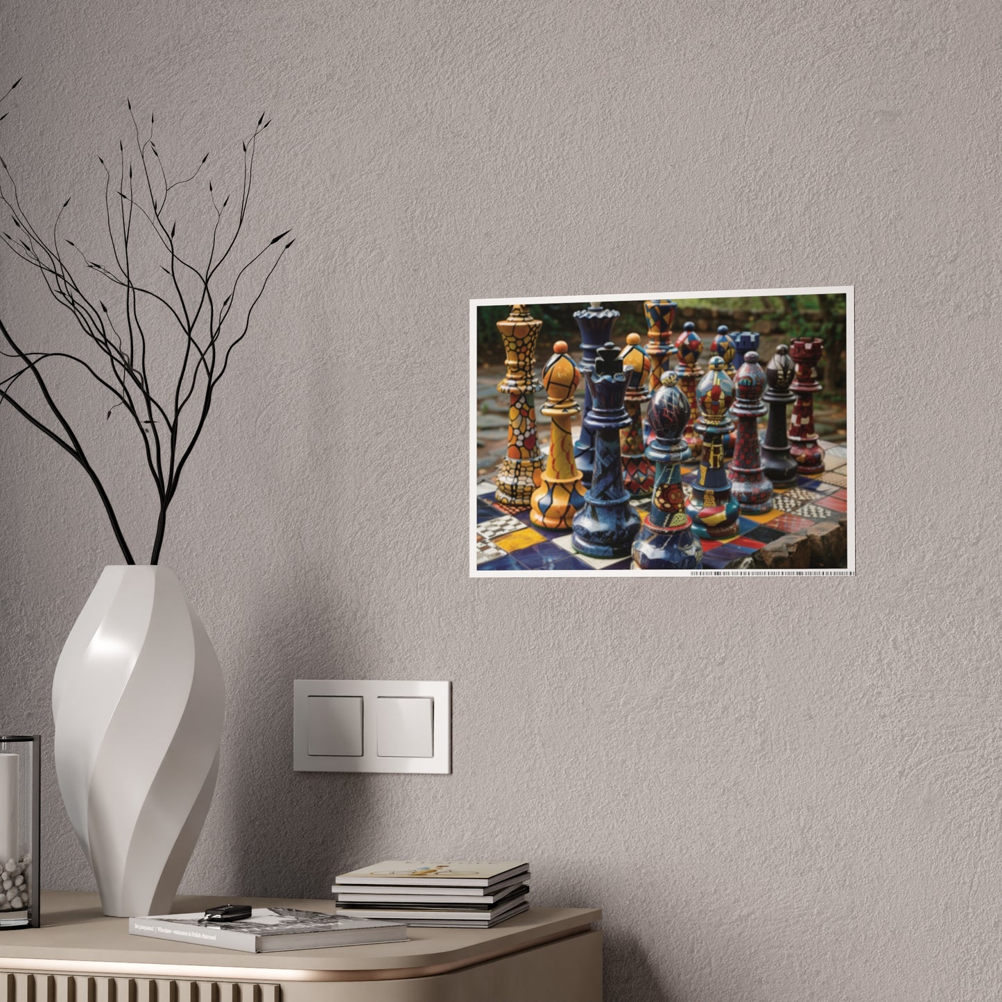 Grandmaster Majesty- Chess Set Poster Print Series