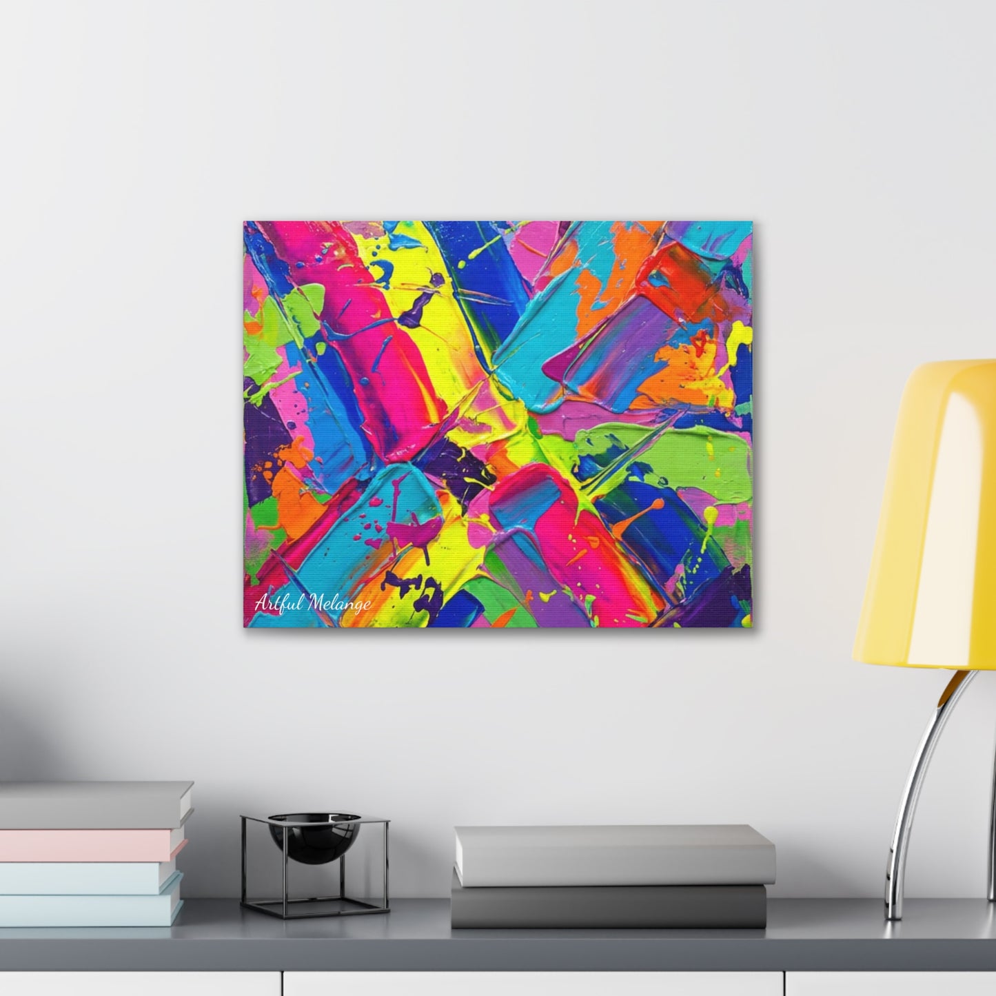 Acrylic Abstract Canvas Print - Richly Textured Artistry