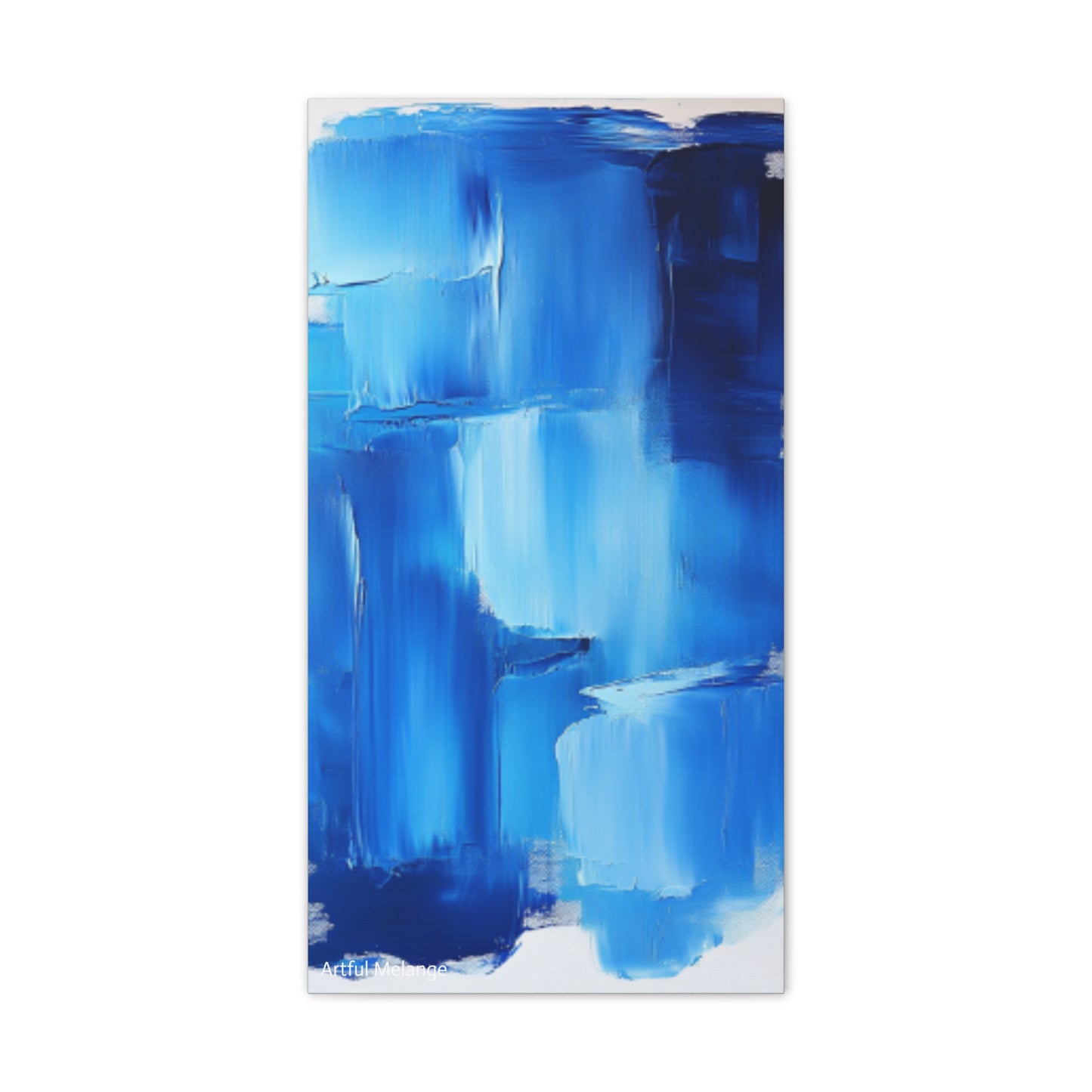 Acrylic Abstract Canvas Print - Richly Textured Artistry
