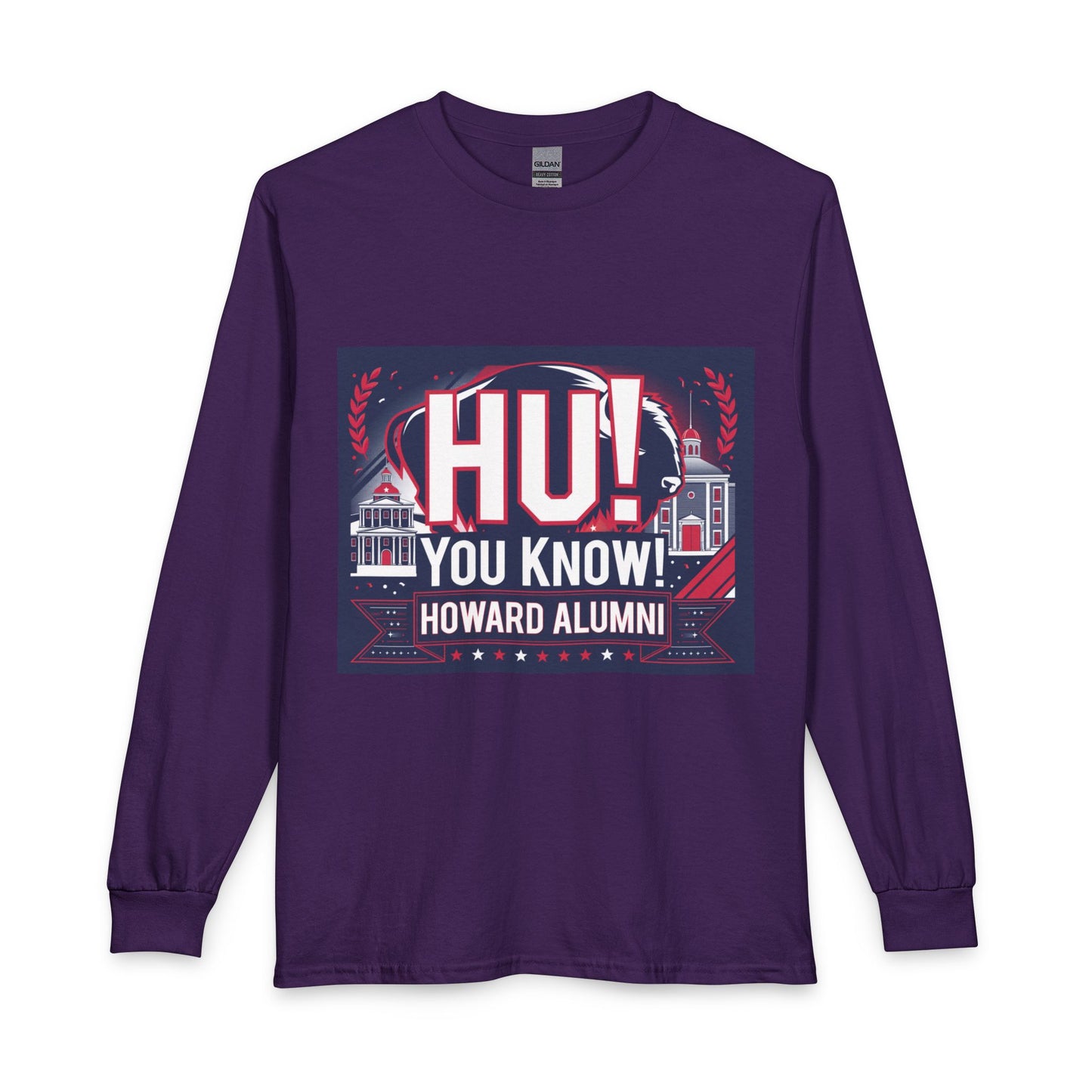 Howard University Heritage Reserve/Unisex Long Sleeve T-Shirt 3