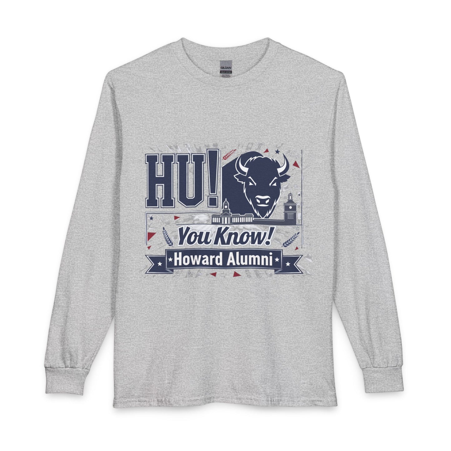 Howard University Heritage Reserve/Unisex Long Sleeve T-Shirt 6