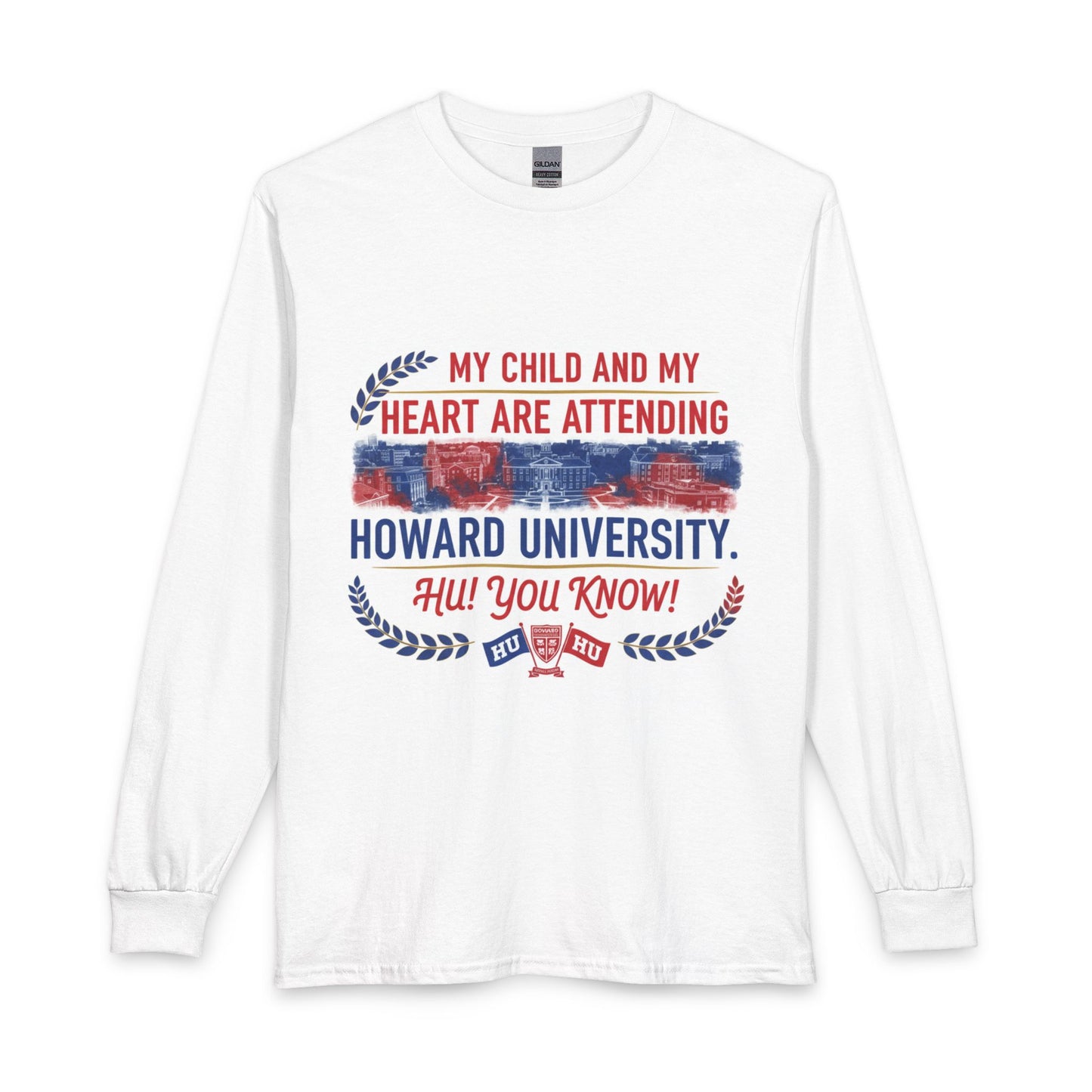 Howard University Pride Family Statement/Unisex Long Sleeve T-Shirt 2
