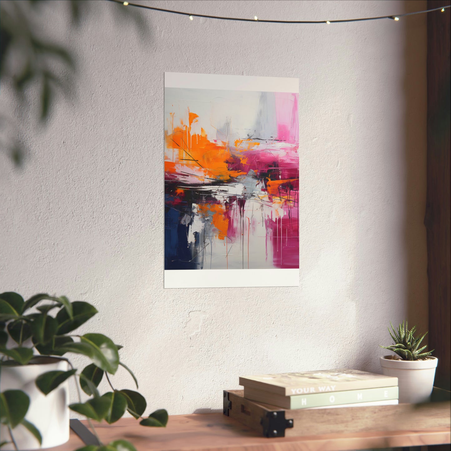 Radiant Harmony Matte Vertical Canvas Poster