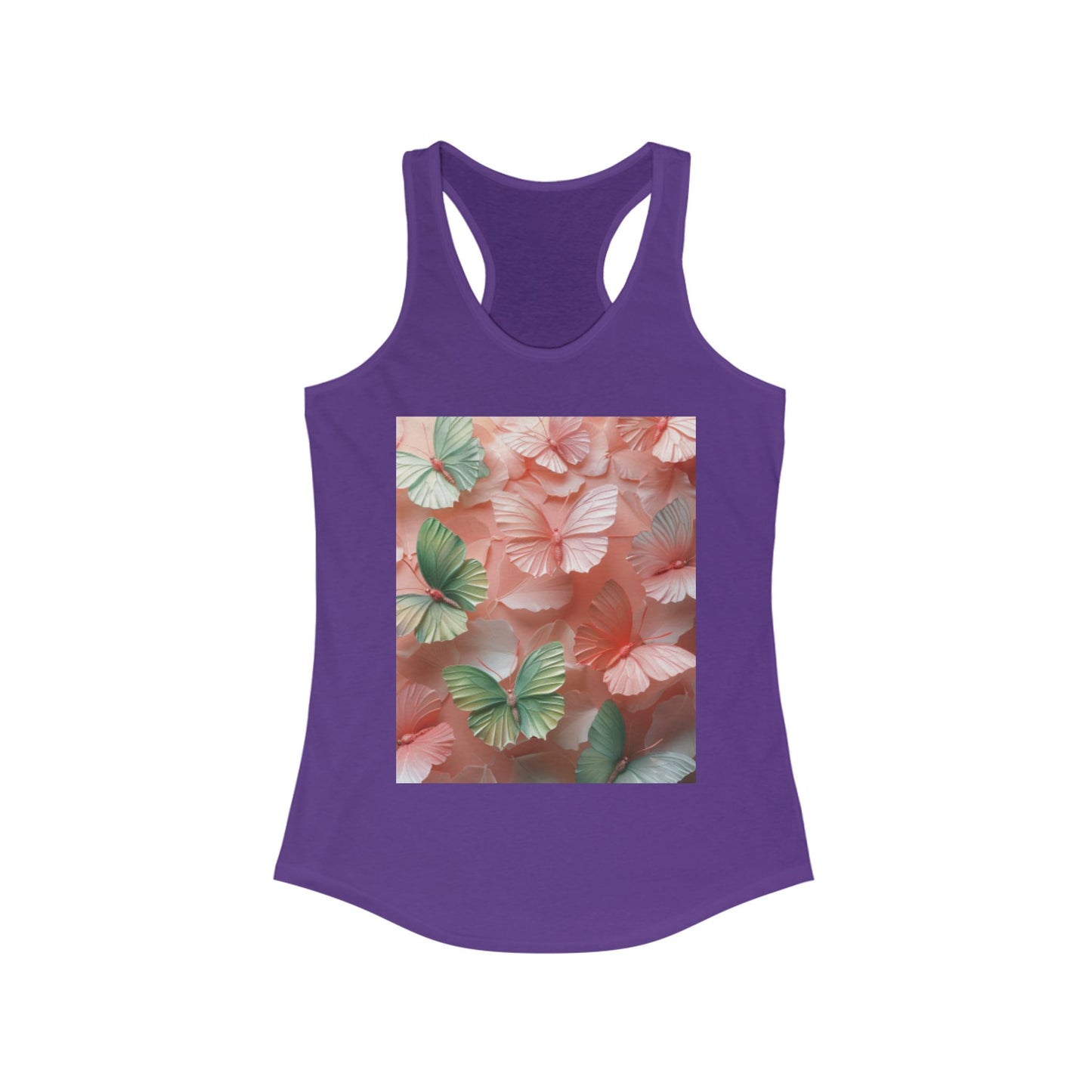 Flutter & Flow | Women's Razorback White T-Shirts with Artistic Butterflies 2