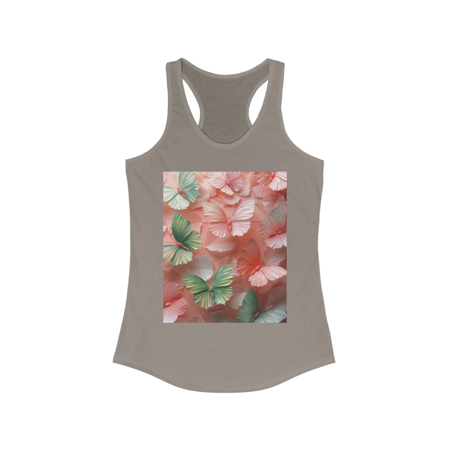 Flutter & Flow | Women's Razorback White T-Shirts with Artistic Butterflies 2