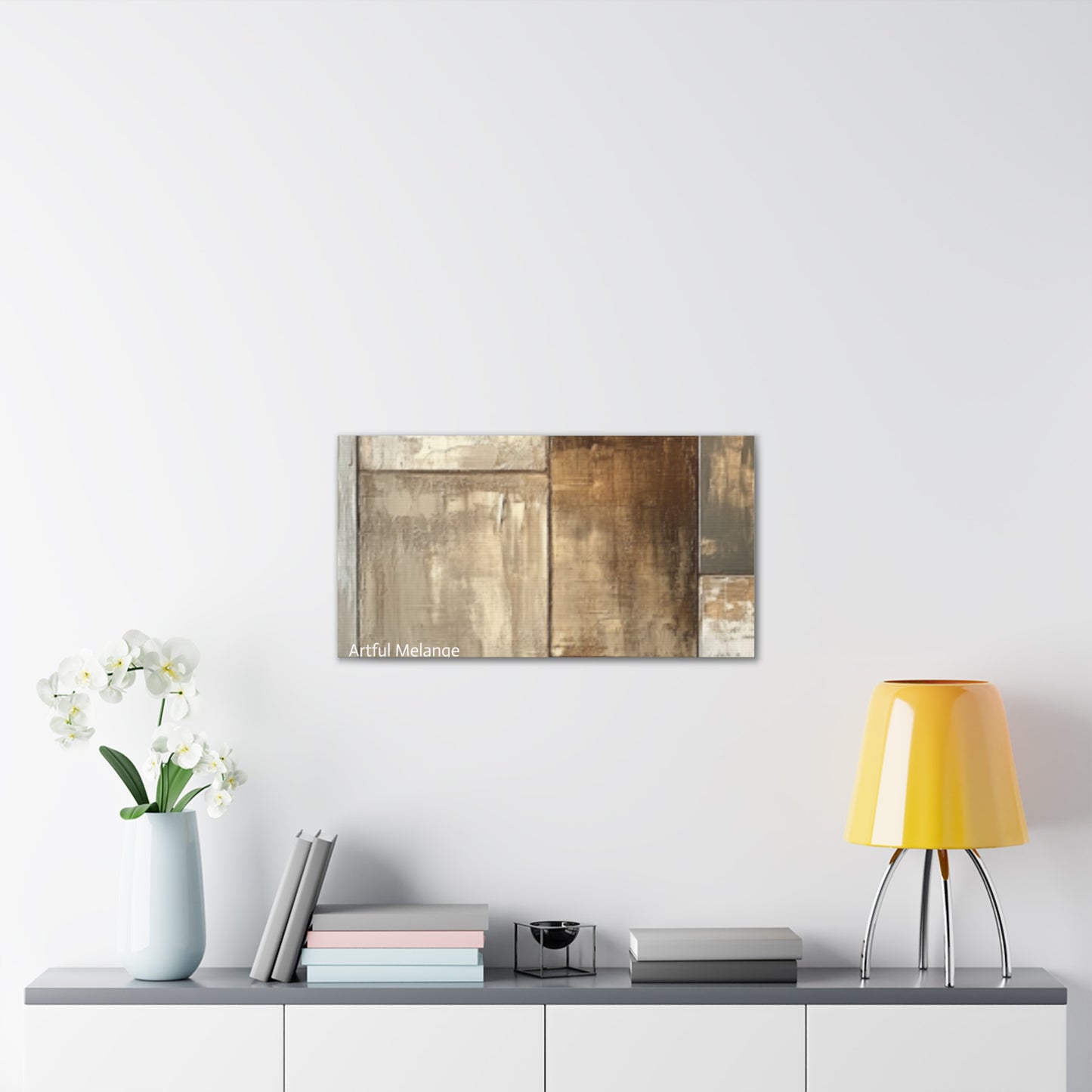 Acrylic Abstract Canvas Print - Richly Textured Artistry