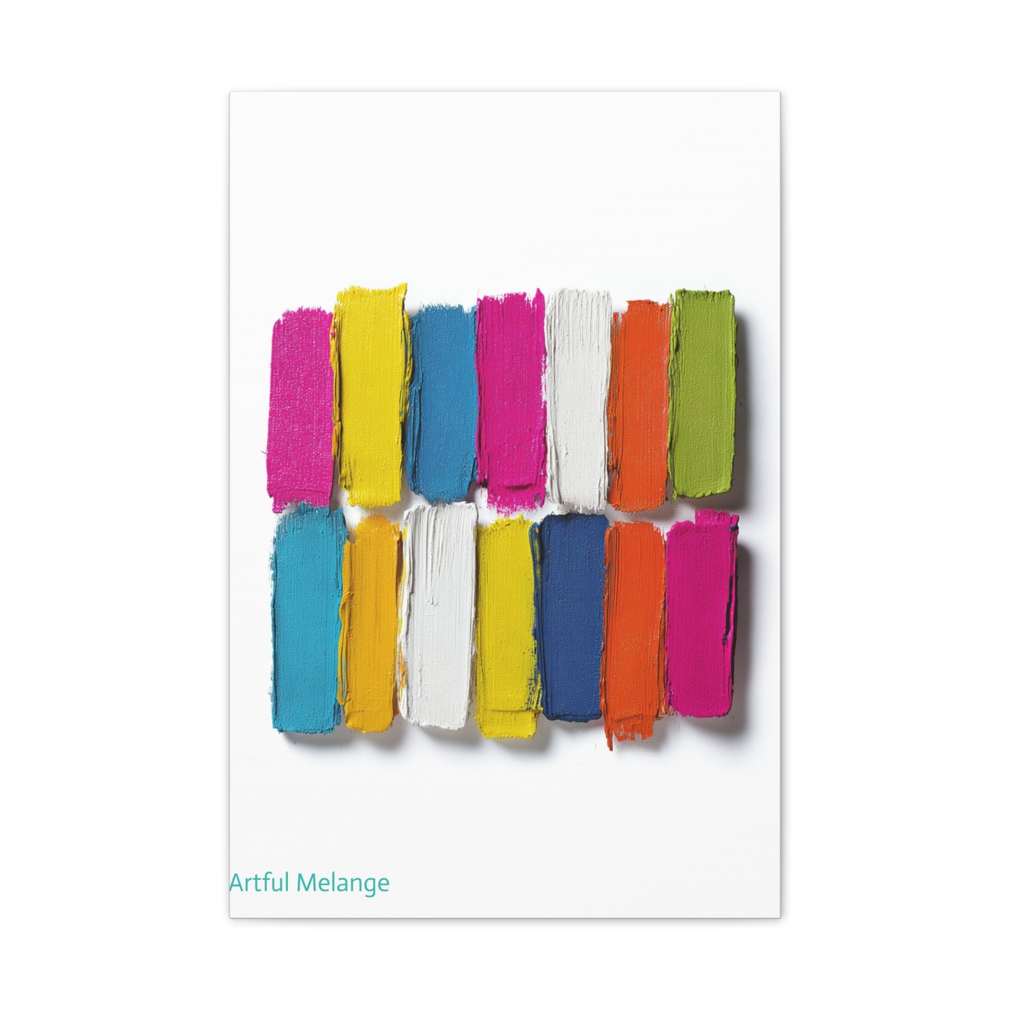 Acrylic Abstract Canvas Print - Richly Textured Artistry