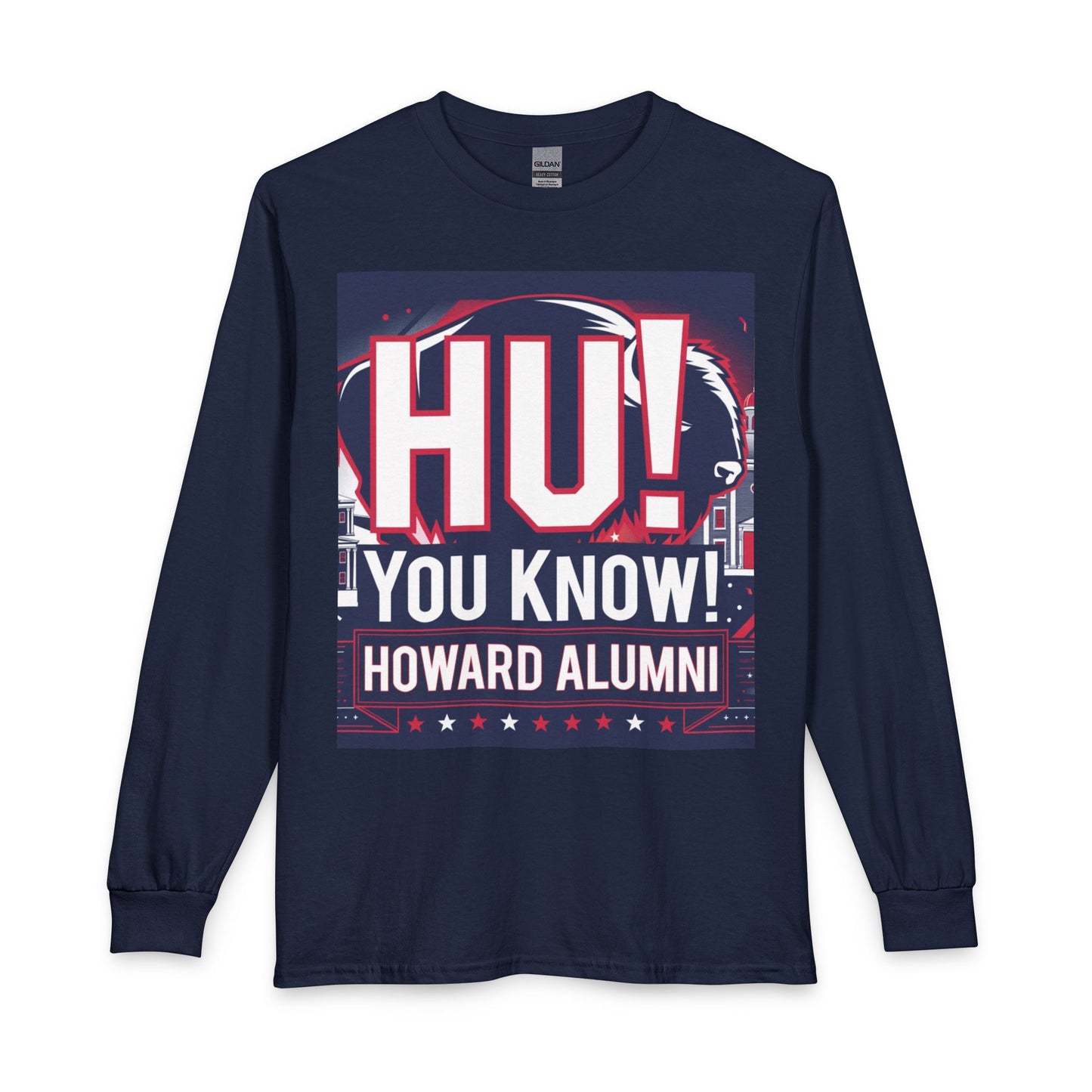 Howard University Heritage Reserve/Unisex Long Sleeve T-Shirt 2