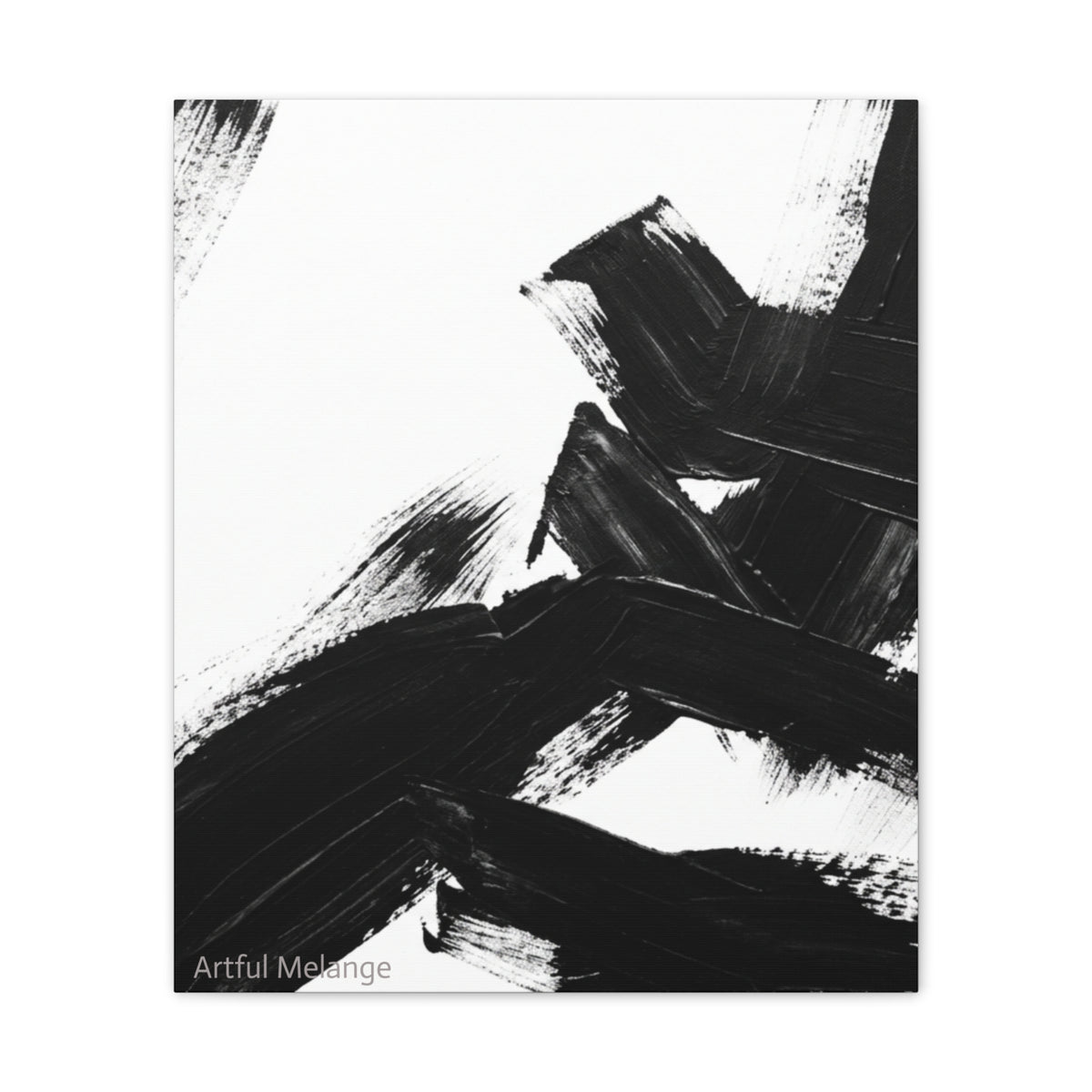 Acrylic Abstract Canvas Print - Richly Textured Artistry