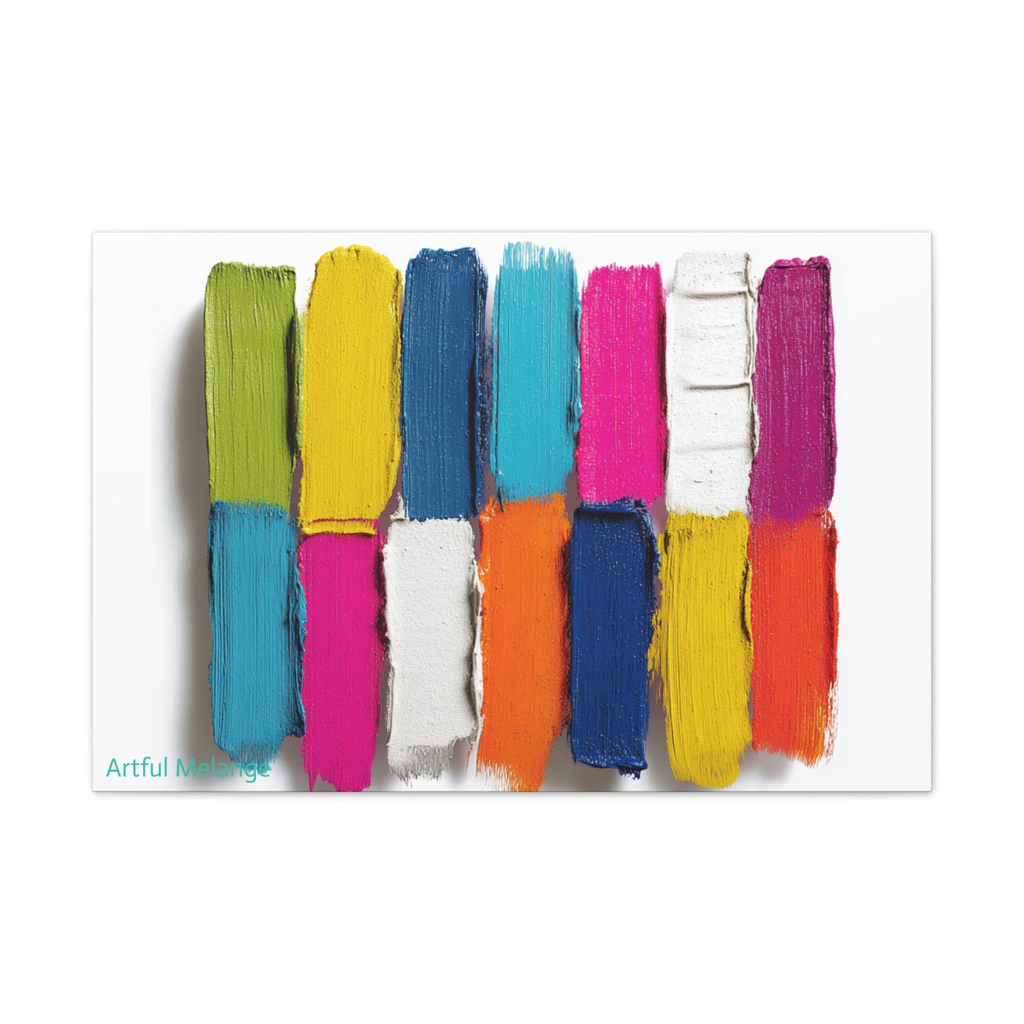 Acrylic Abstract Canvas Print - Richly Textured Artistry
