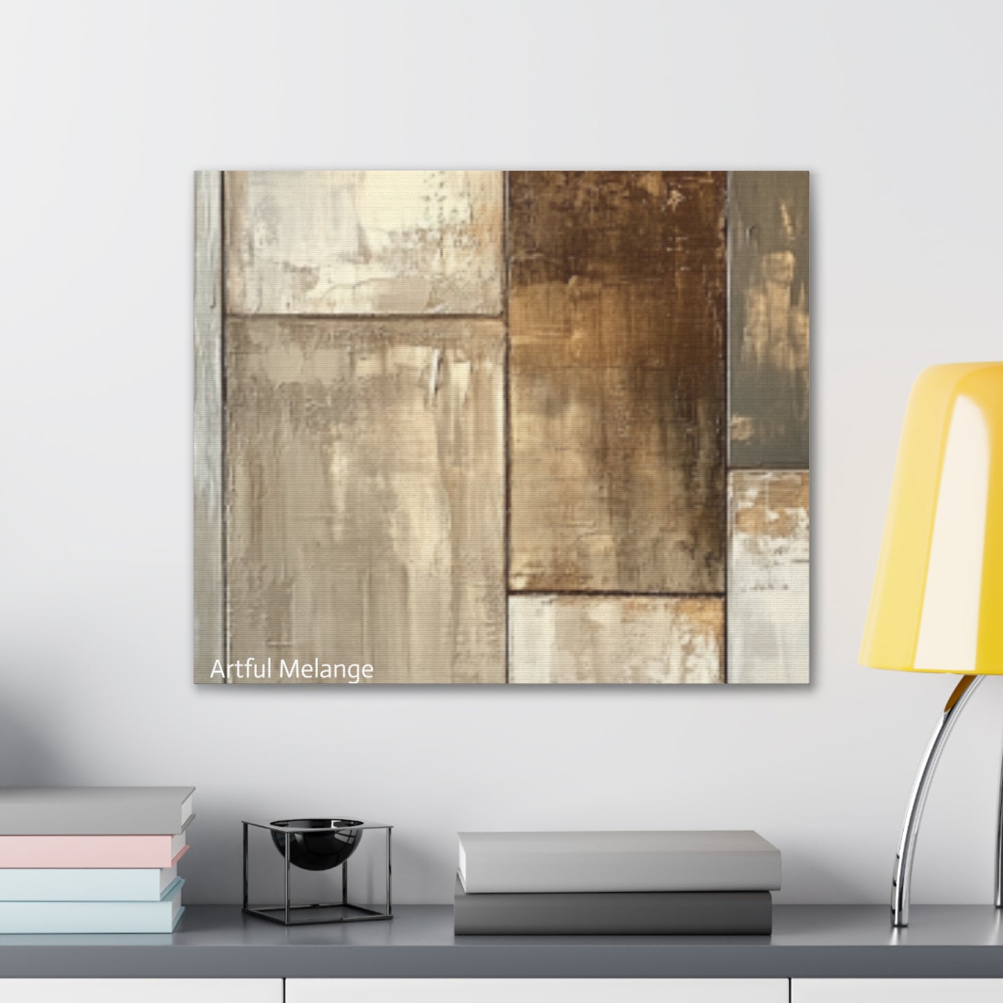 Acrylic Abstract Canvas Print - Richly Textured Artistry