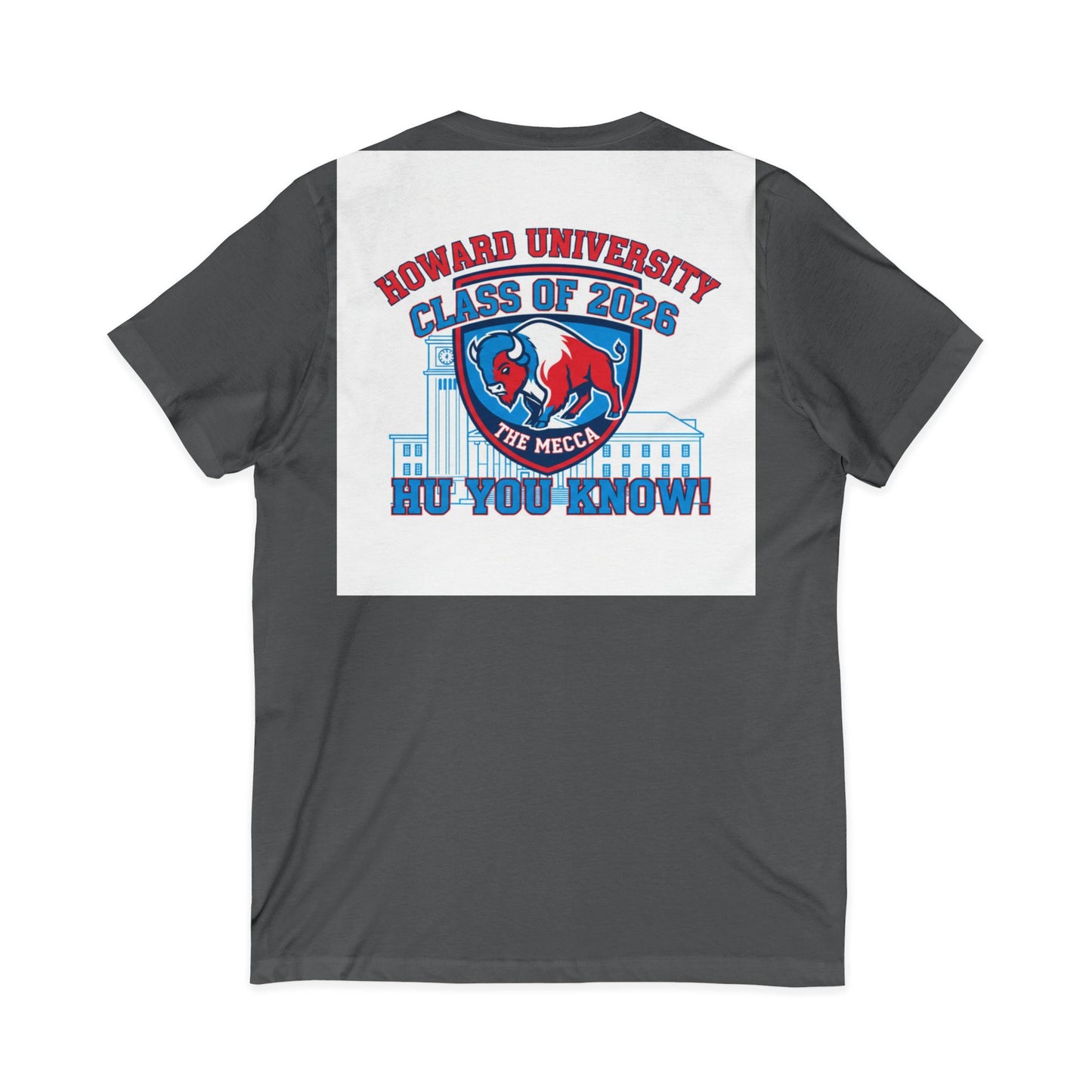 Howard University Class of 2026 Unisex V-Neck T-Shirt | The Mecca Incoming Class Tee