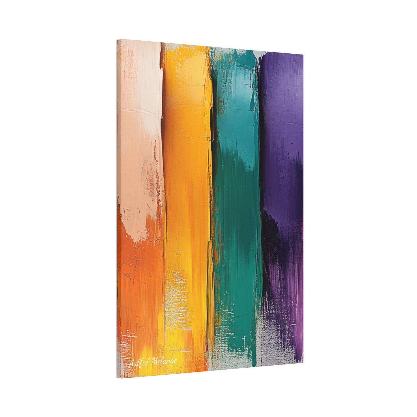 Acrylic Abstract Canvas Print - Richly Textured Artistry
