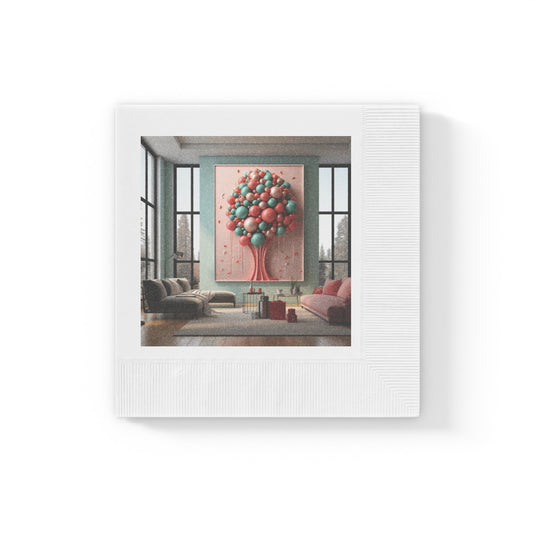 Dynamic Holiday Napkins for Sophisticated Living Spaces