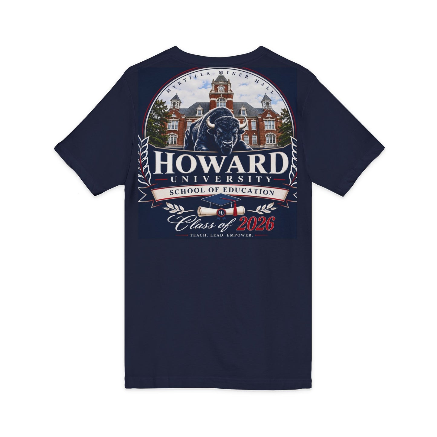 Howard University Class of 2026 Unisex V-Neck T-Shirt | The Mecca Incoming Class Tee