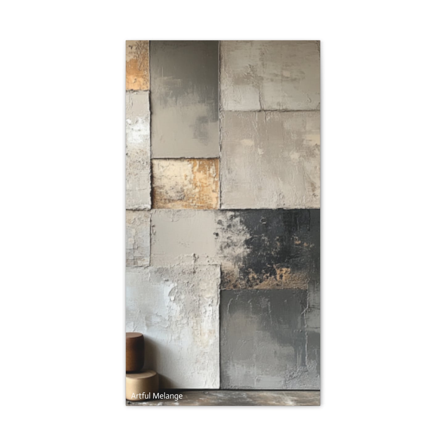 Acrylic Abstract Canvas Print - Richly Textured Artistry
