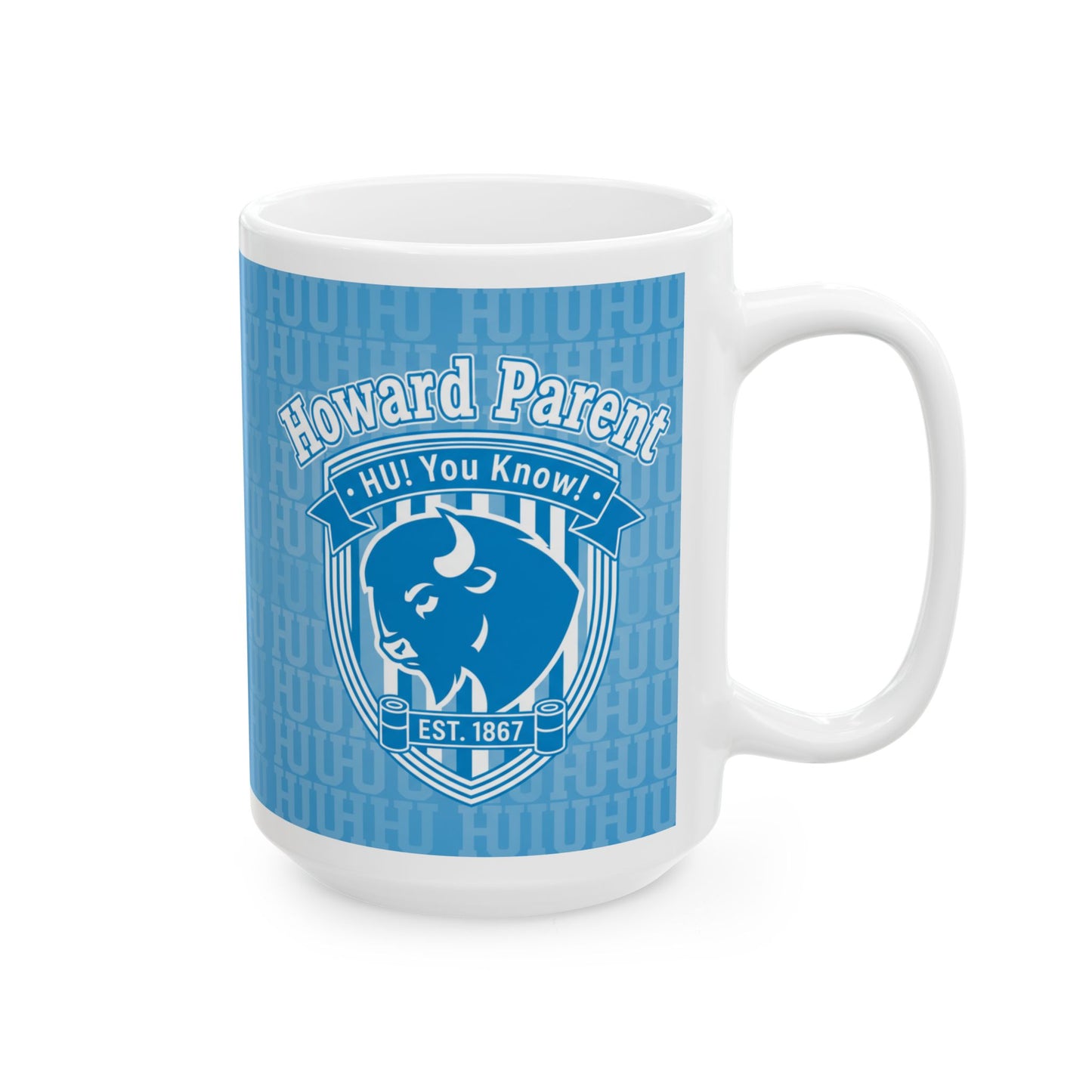 HU Parent Mug Collection  Proud, Connected, Bison Strong /Ceramic Mug, (11oz, 15oz) 4