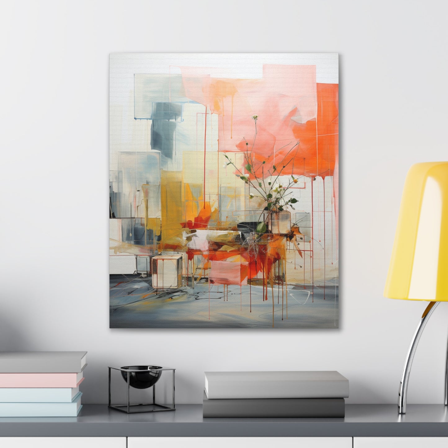 Timeless Elegance: Refined Muted Hues Canvas Print for Sophisticated Living Spaces
