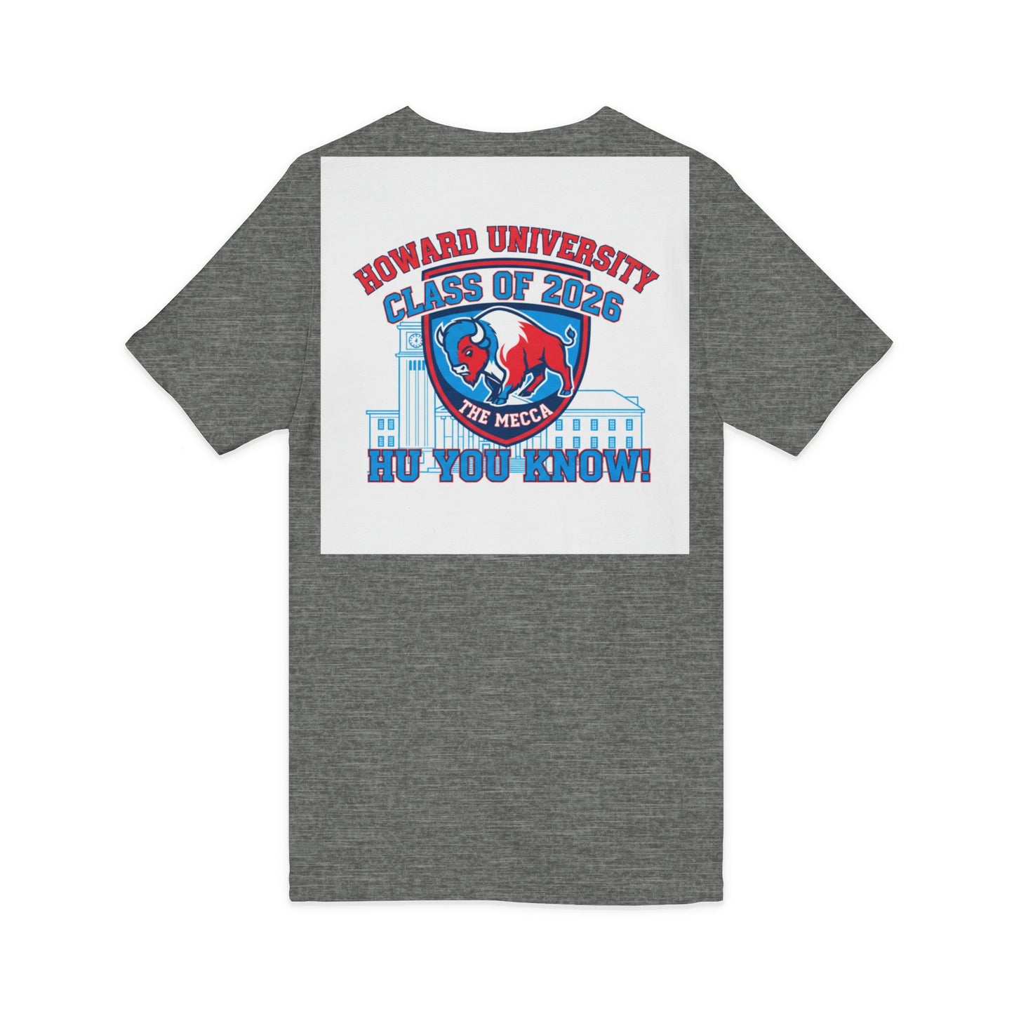 Howard University Class of 2026 Unisex V-Neck T-Shirt | The Mecca Incoming Class Tee
