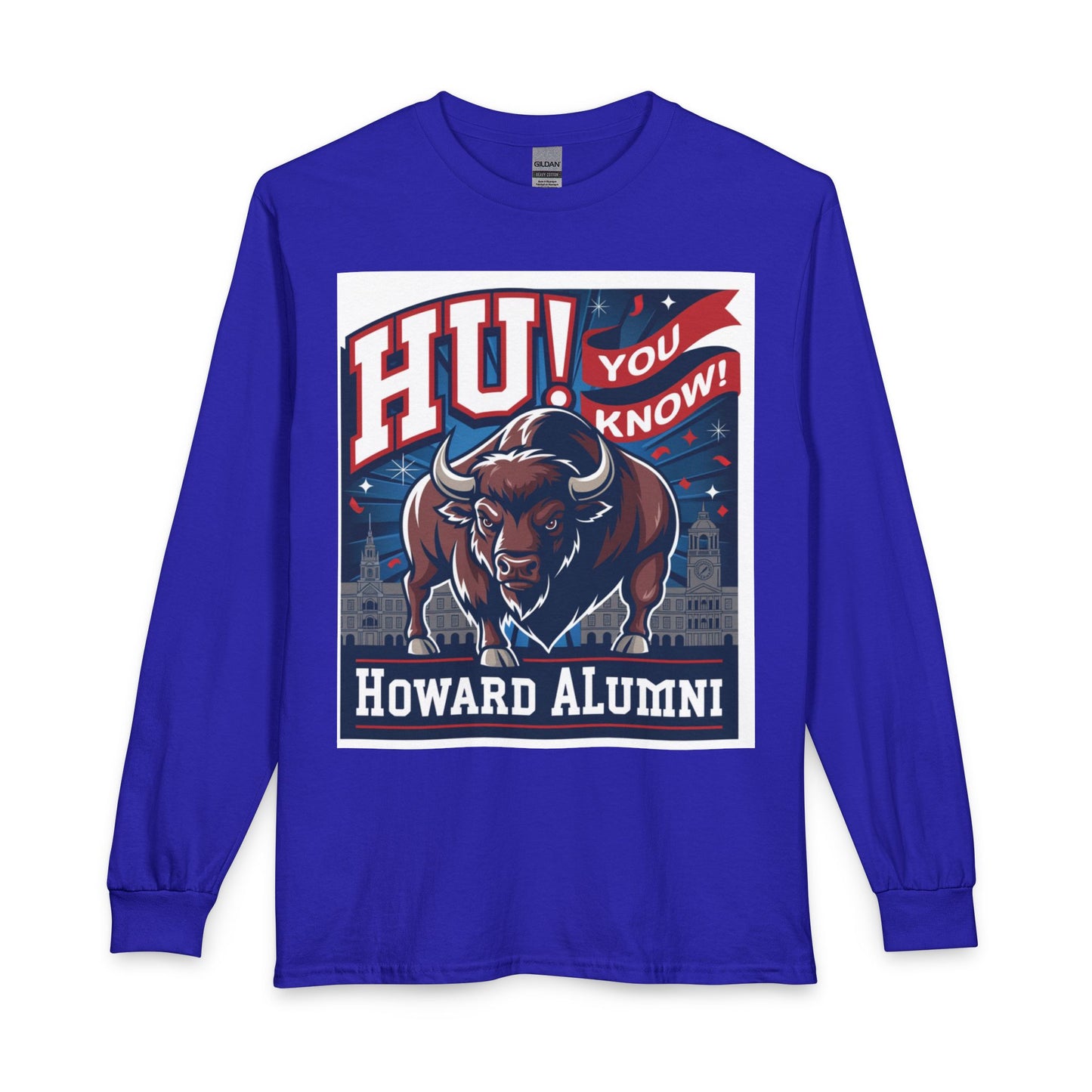 Howard University Heritage Reserve/Unisex Long Sleeve T-Shirt 5