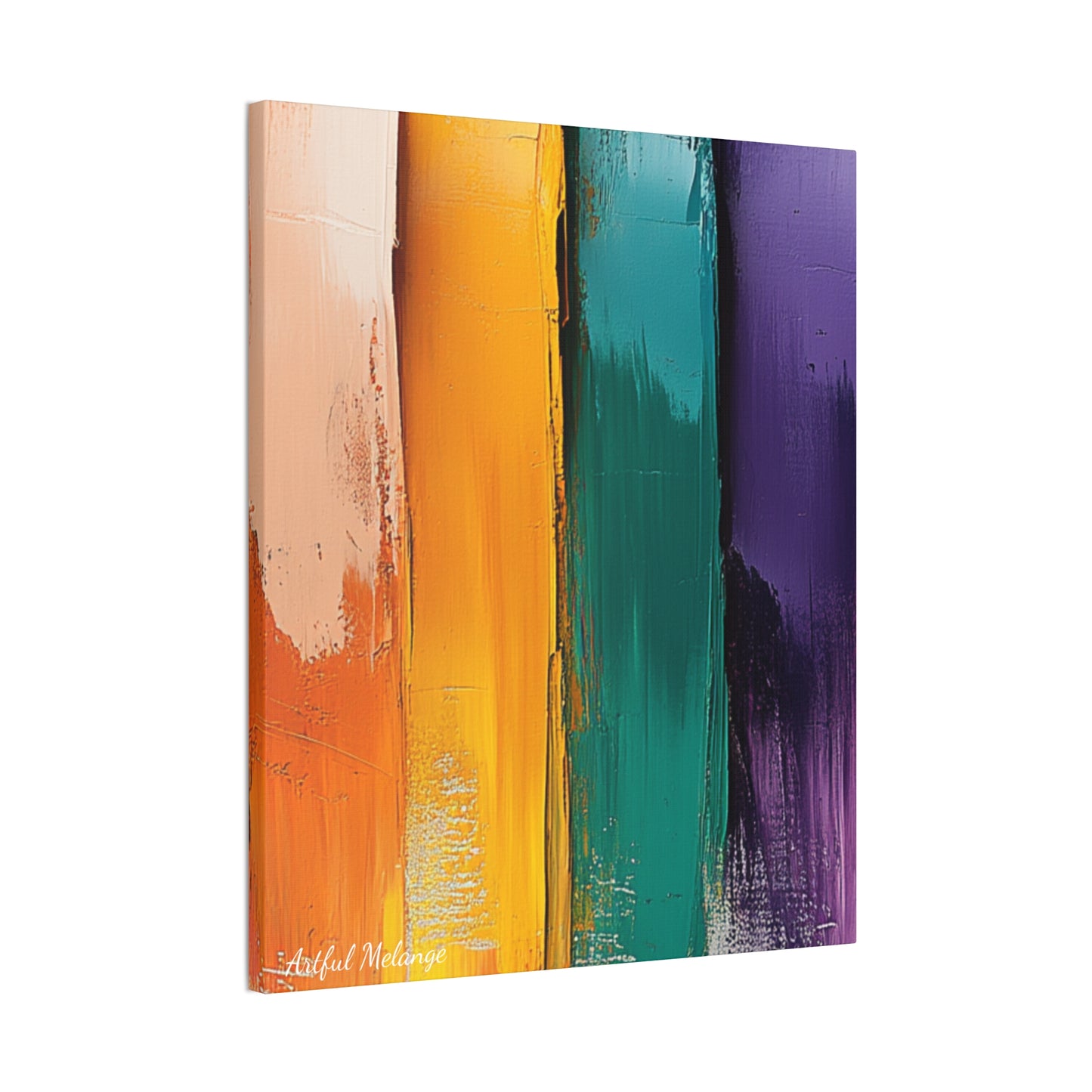 Acrylic Abstract Canvas Print - Richly Textured Artistry