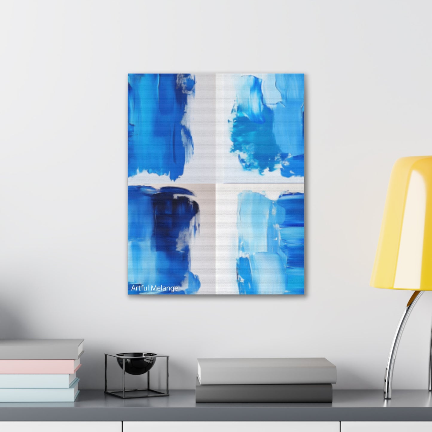 Acrylic Abstract Canvas Print - Richly Textured Artistry