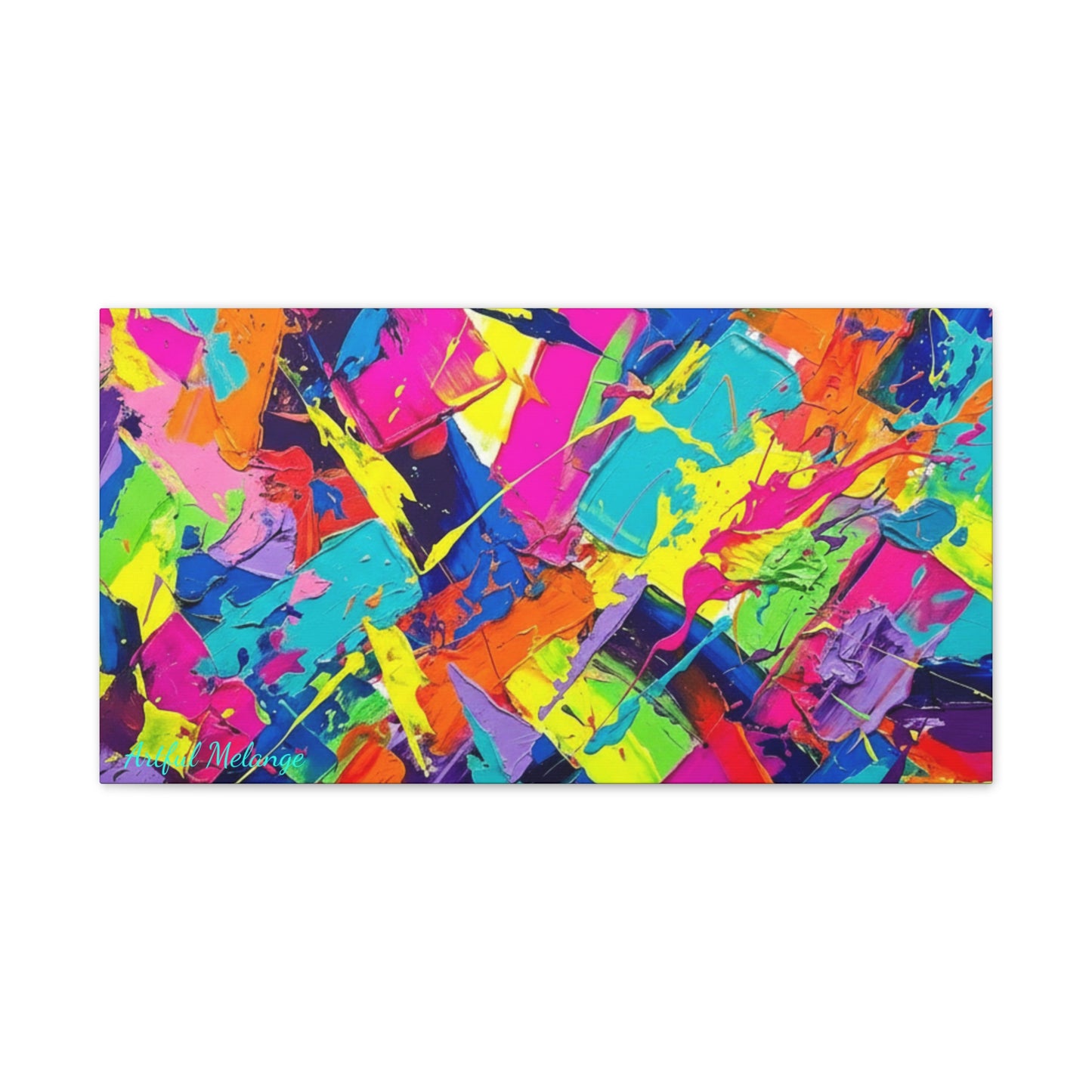 Acrylic Abstract Canvas Print - Richly Textured Artistry