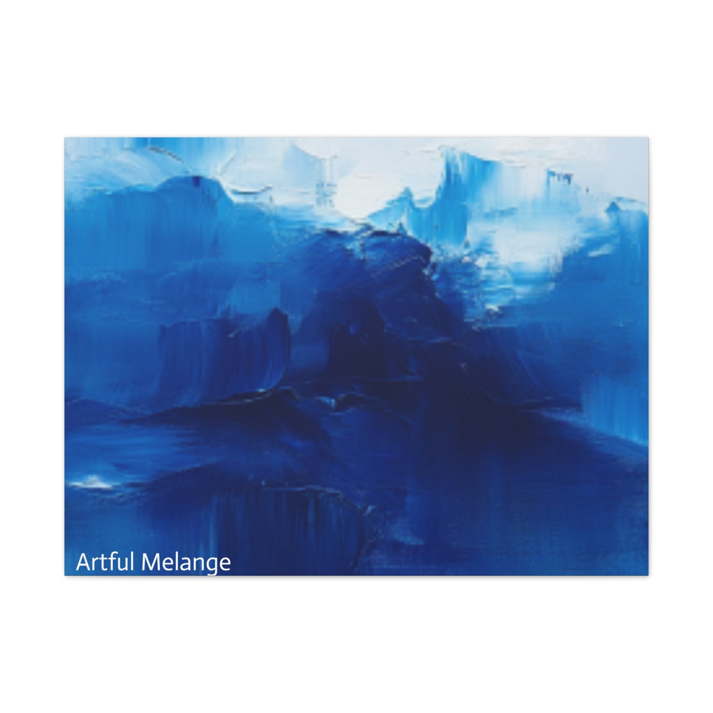 Acrylic Abstract Canvas Print - Richly Textured Artistry