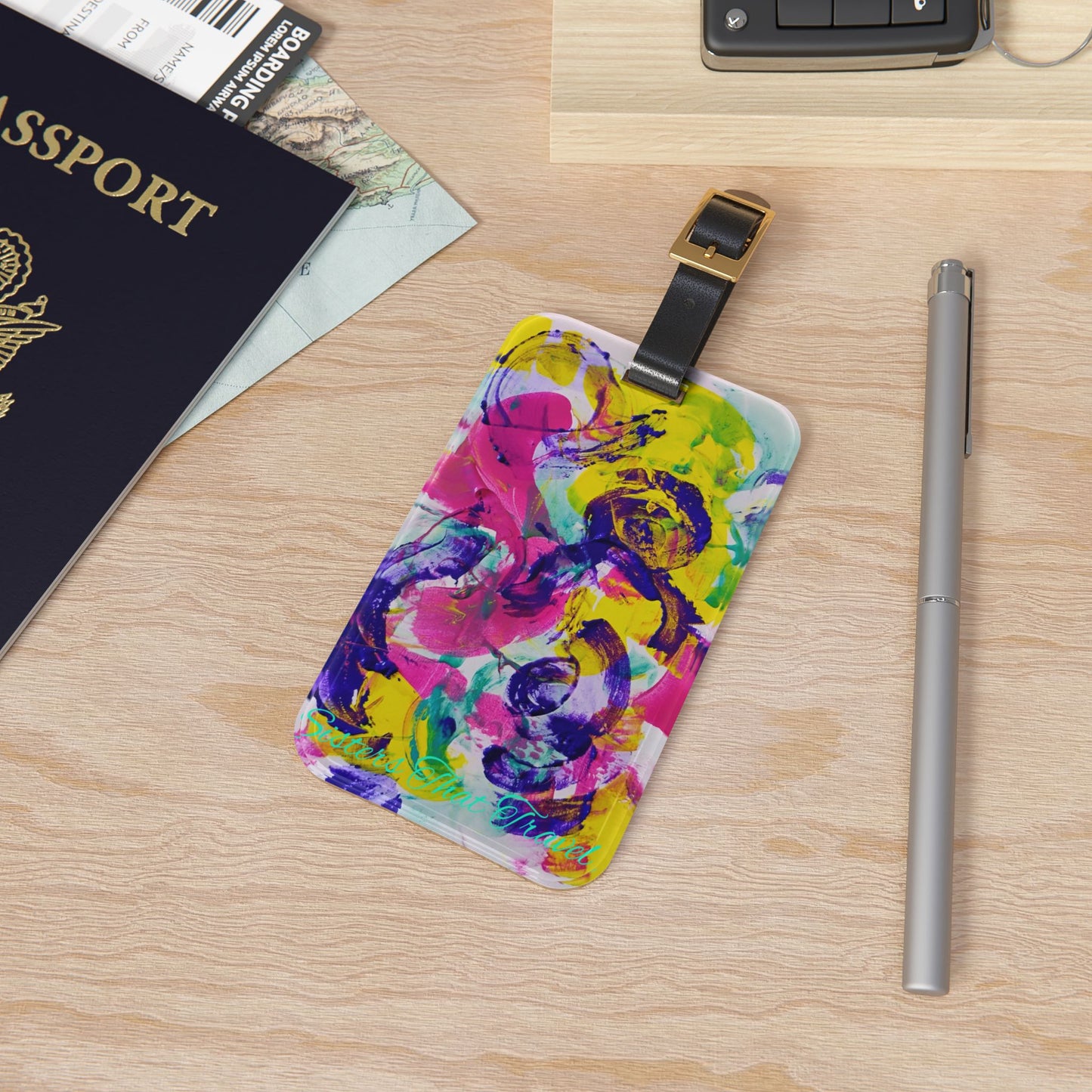 Art Voyage Sisters That Travel Luggage Tag Collection