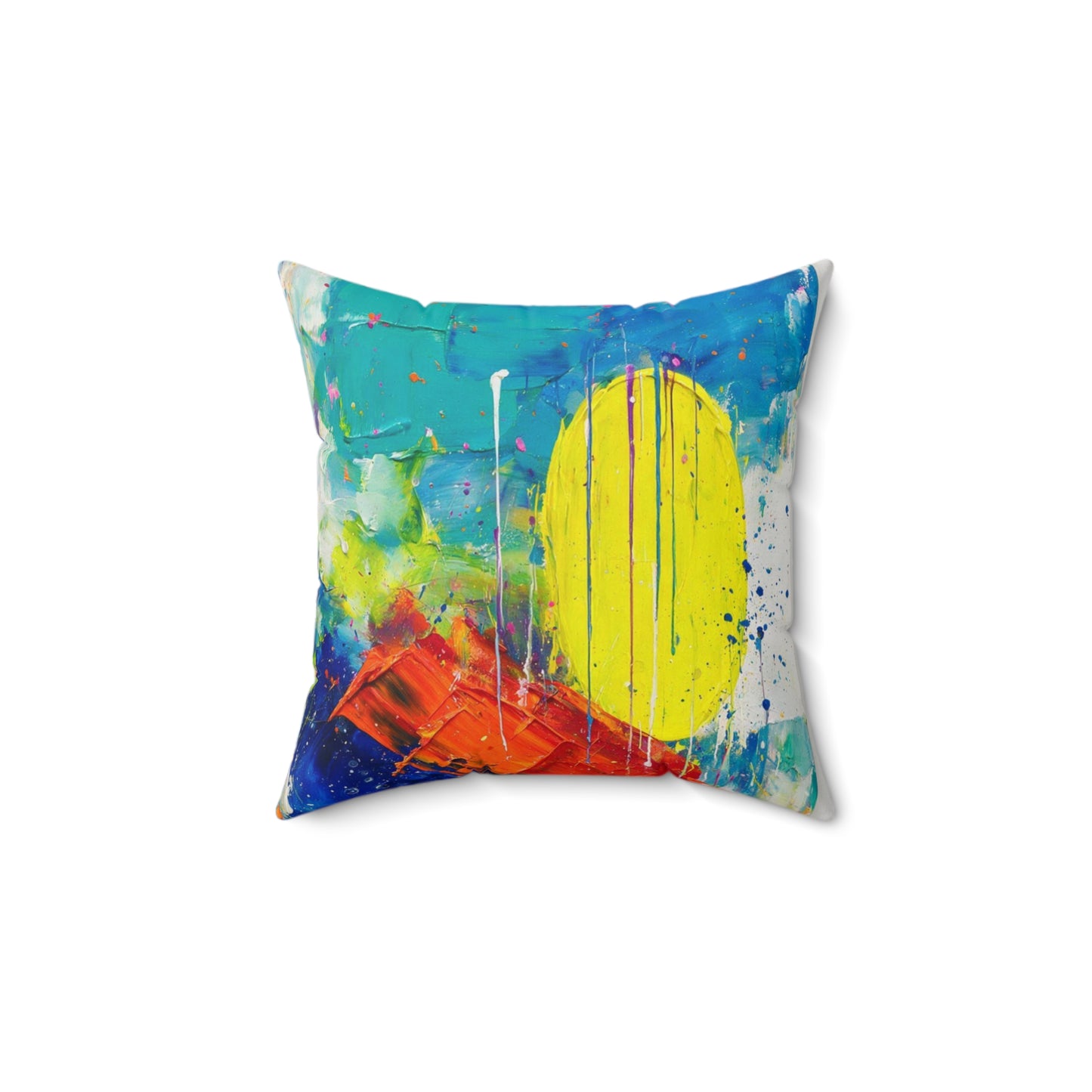 Artistic Abstractions: Abstract Acrylic Art Pillows Collection