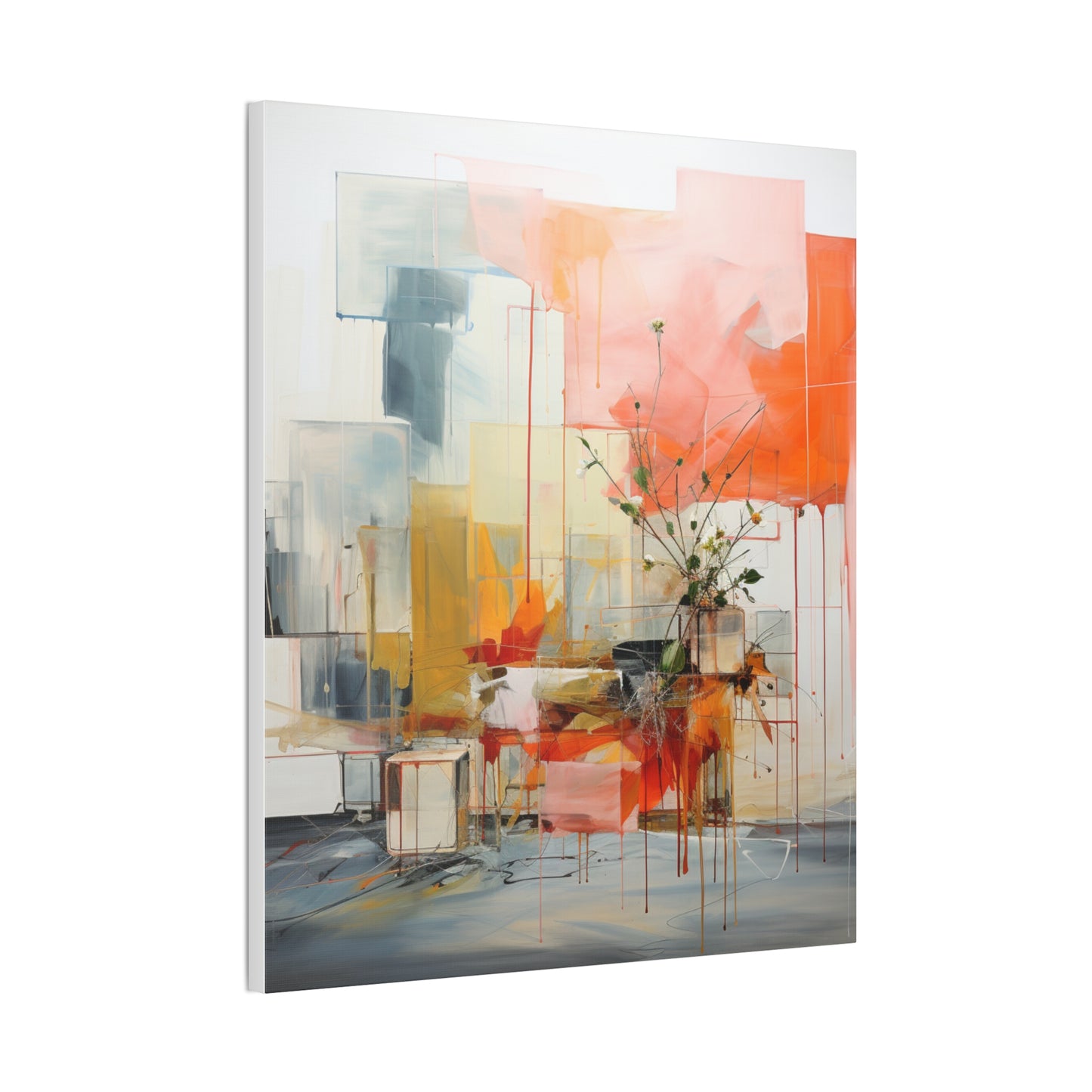 Timeless Elegance: Refined Muted Hues Canvas Print for Sophisticated Living Spaces