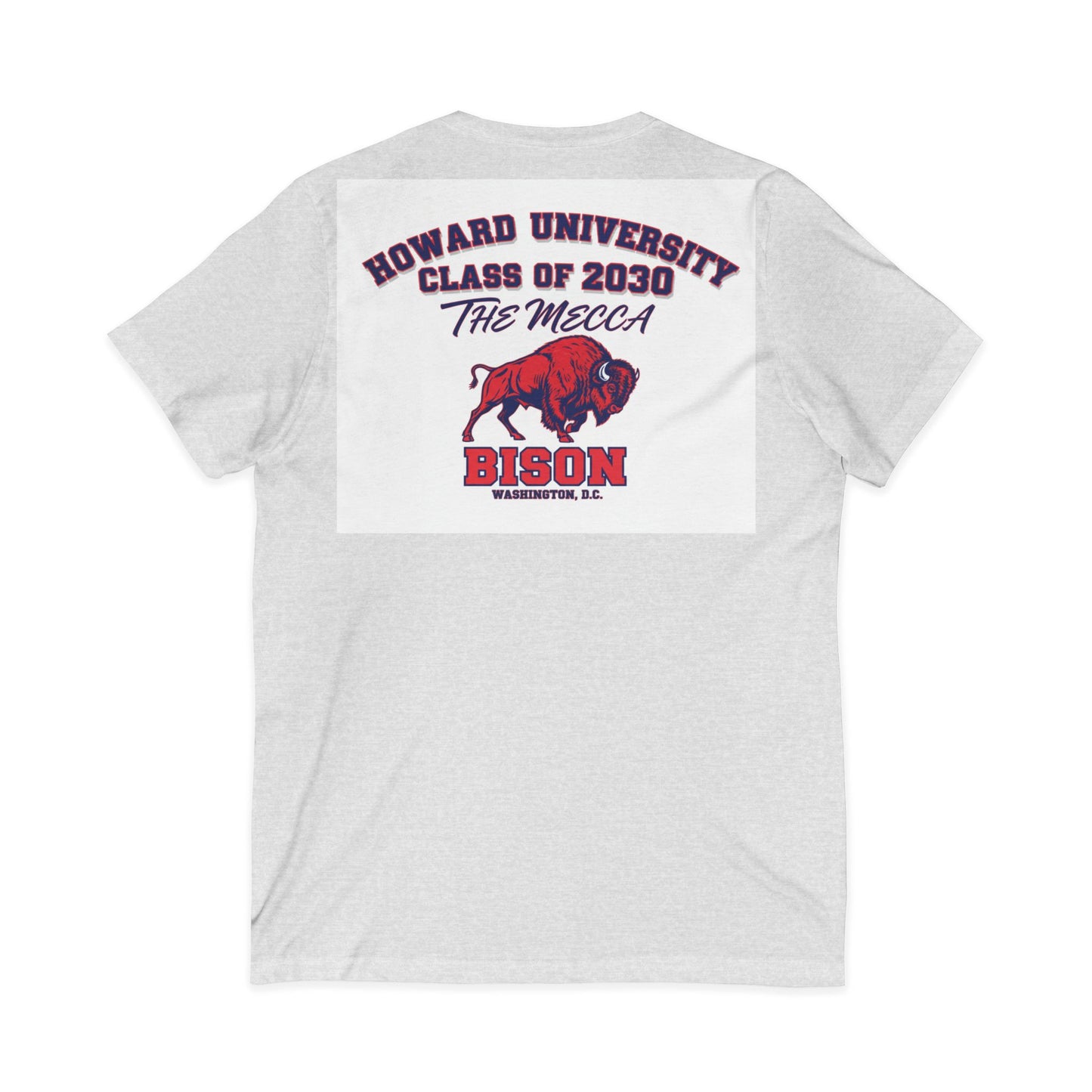 Howard University Class of 2030 Unisex V-Neck T-Shirt | The Mecca Incoming Class Tee
