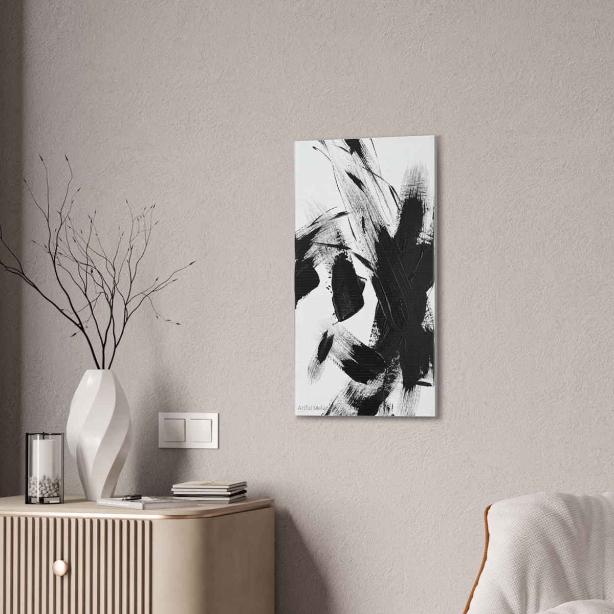 Acrylic Abstract Canvas Print - Richly Textured Artistry